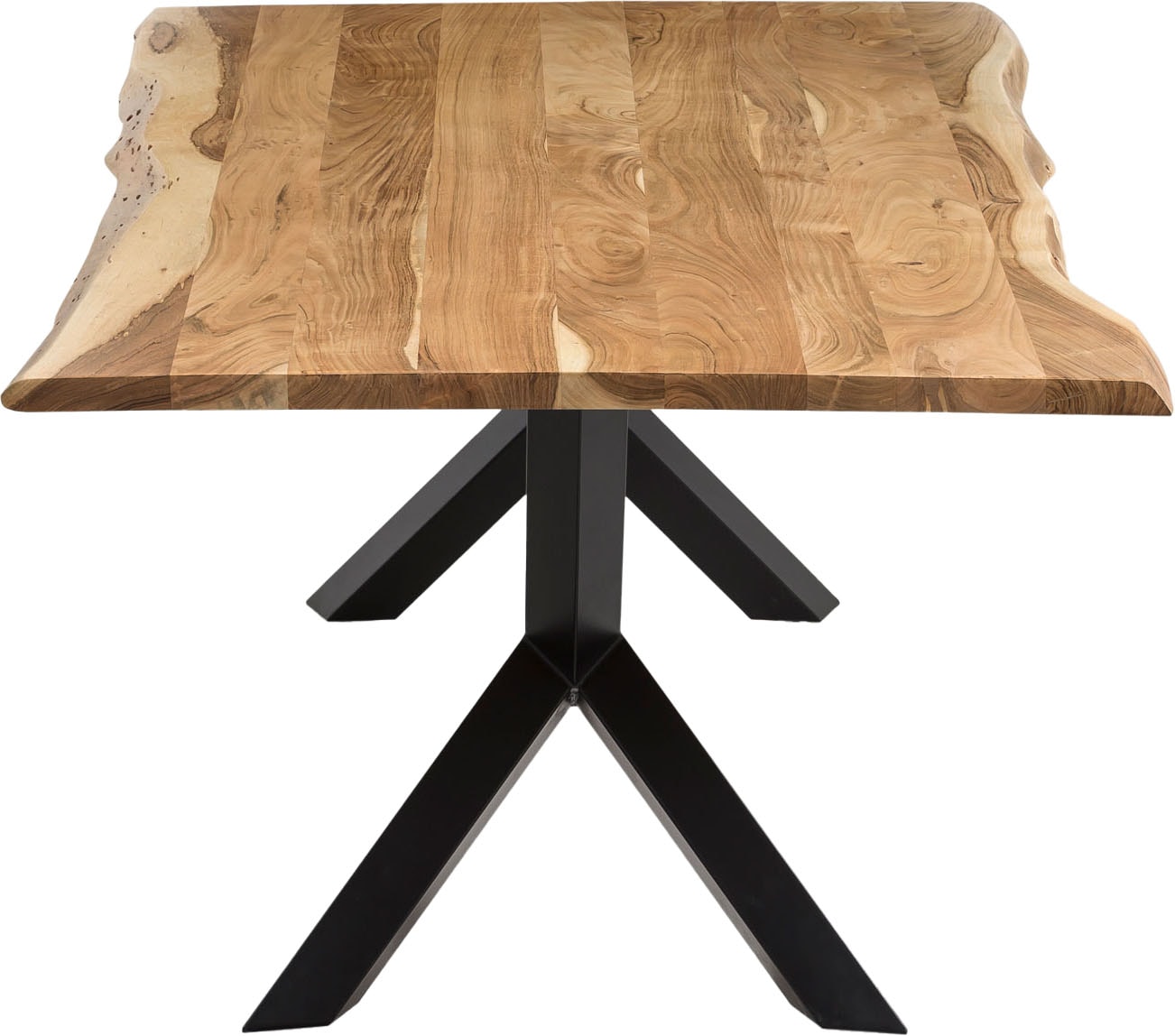 SalesFever Table de salle à manger »Designertisch für Mahlzeiten« Massivholz geölt und zweifach gewachst