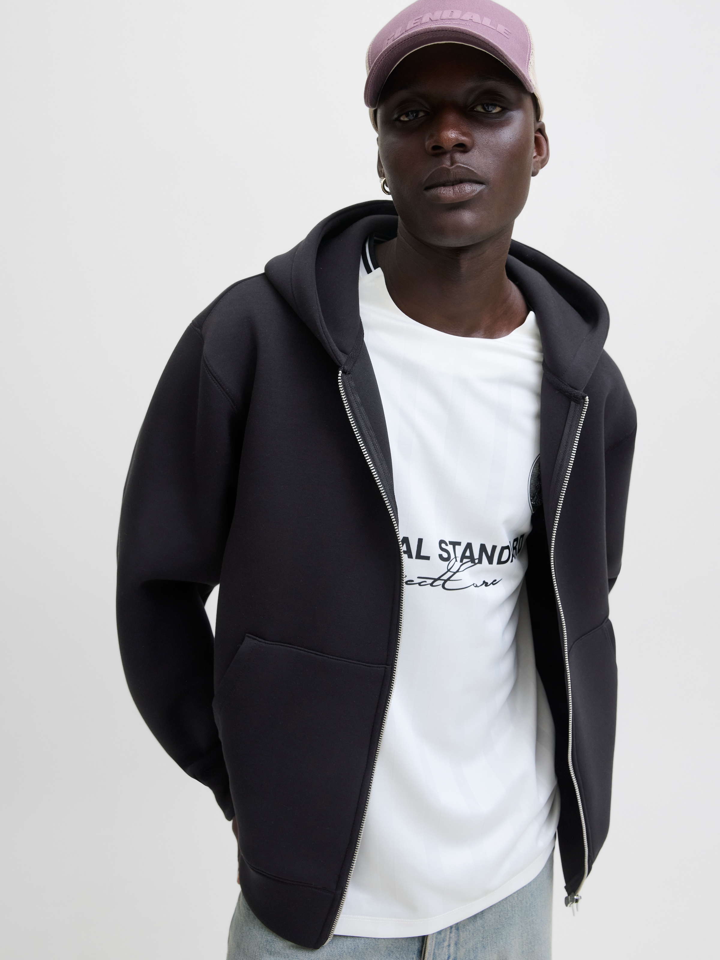 Jack & Jones Sweat à capuche »JCOCOVER SCUBA SWEAT ZIP HOOD NOOS«
