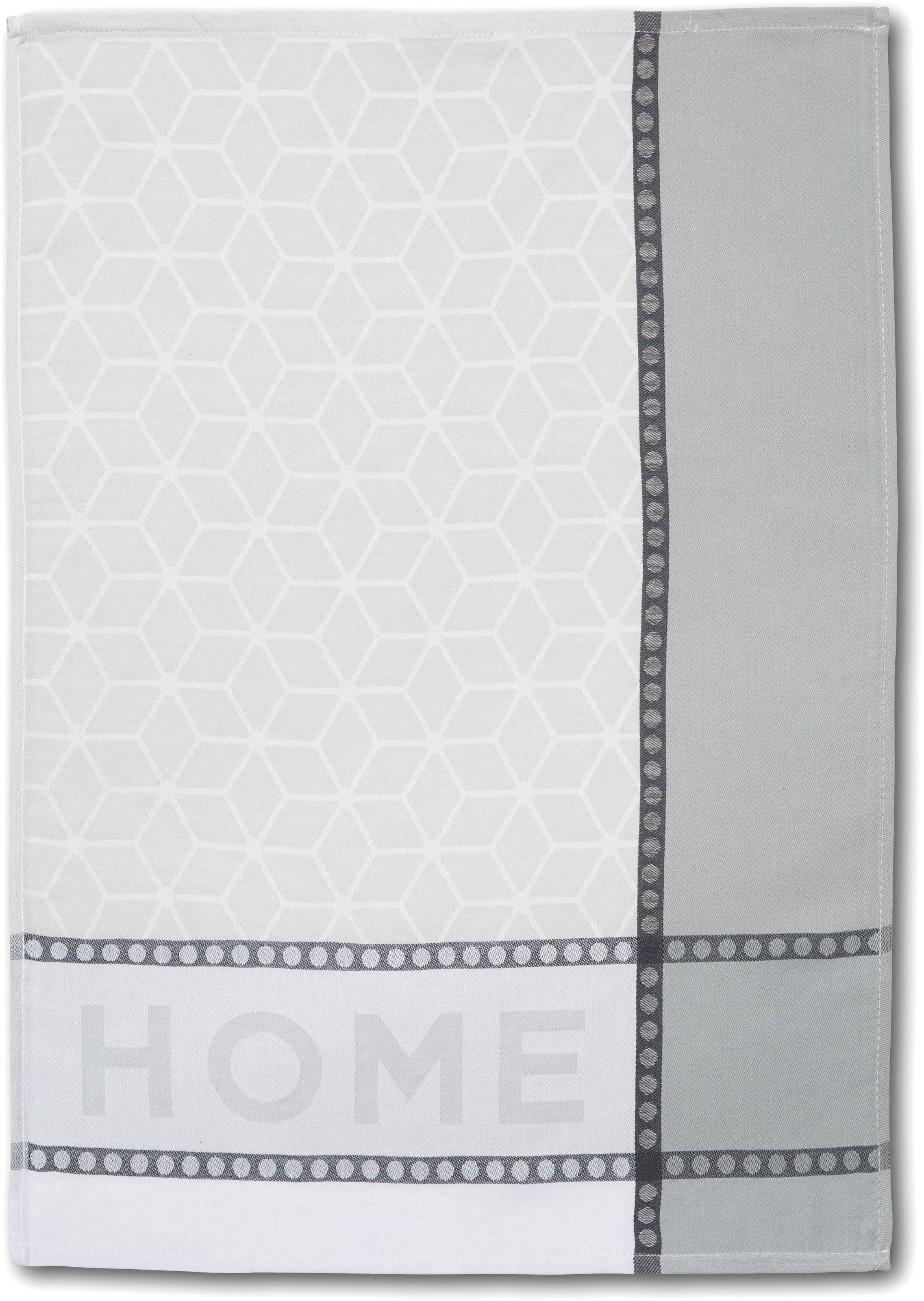 Dyckhoff Geschirrtuch »HOME & KITCHEN, Masse je Tuch ca. 50x70 cm, aus 100% Baumwolle« mit zwei verschiedenen Motiven