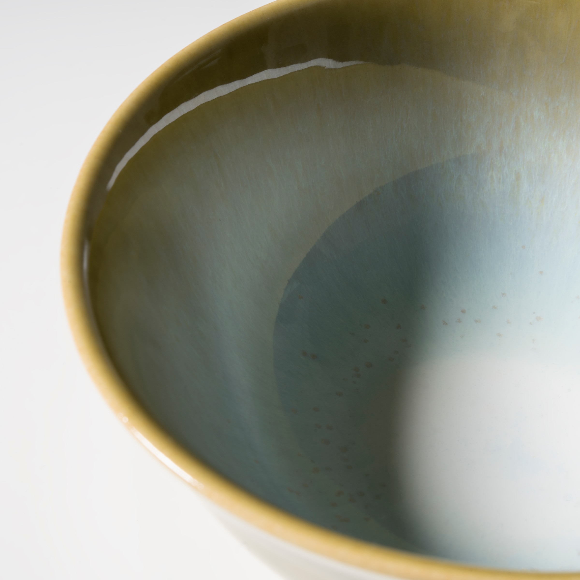 gipfelstück Bol à céréales »Flussufer« 4 cuis Reaktivglasur, aussergewöhnlicher, visueller Farbverlauf, Ø 15 cm