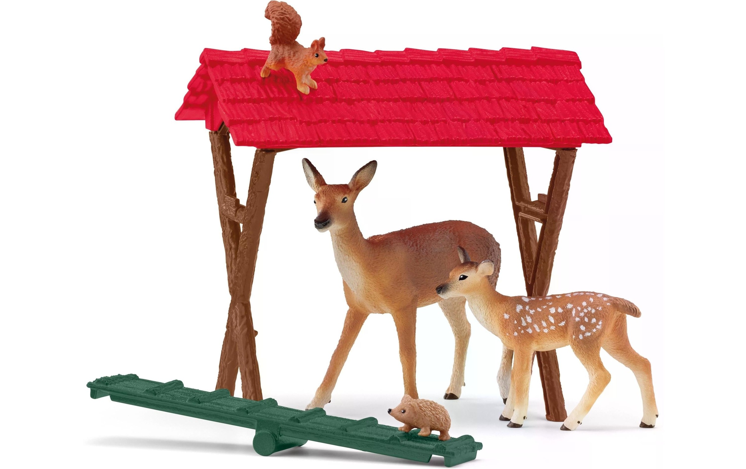 Schleich® Monde de jeu »Farm World Fütterung der Waldtiere«