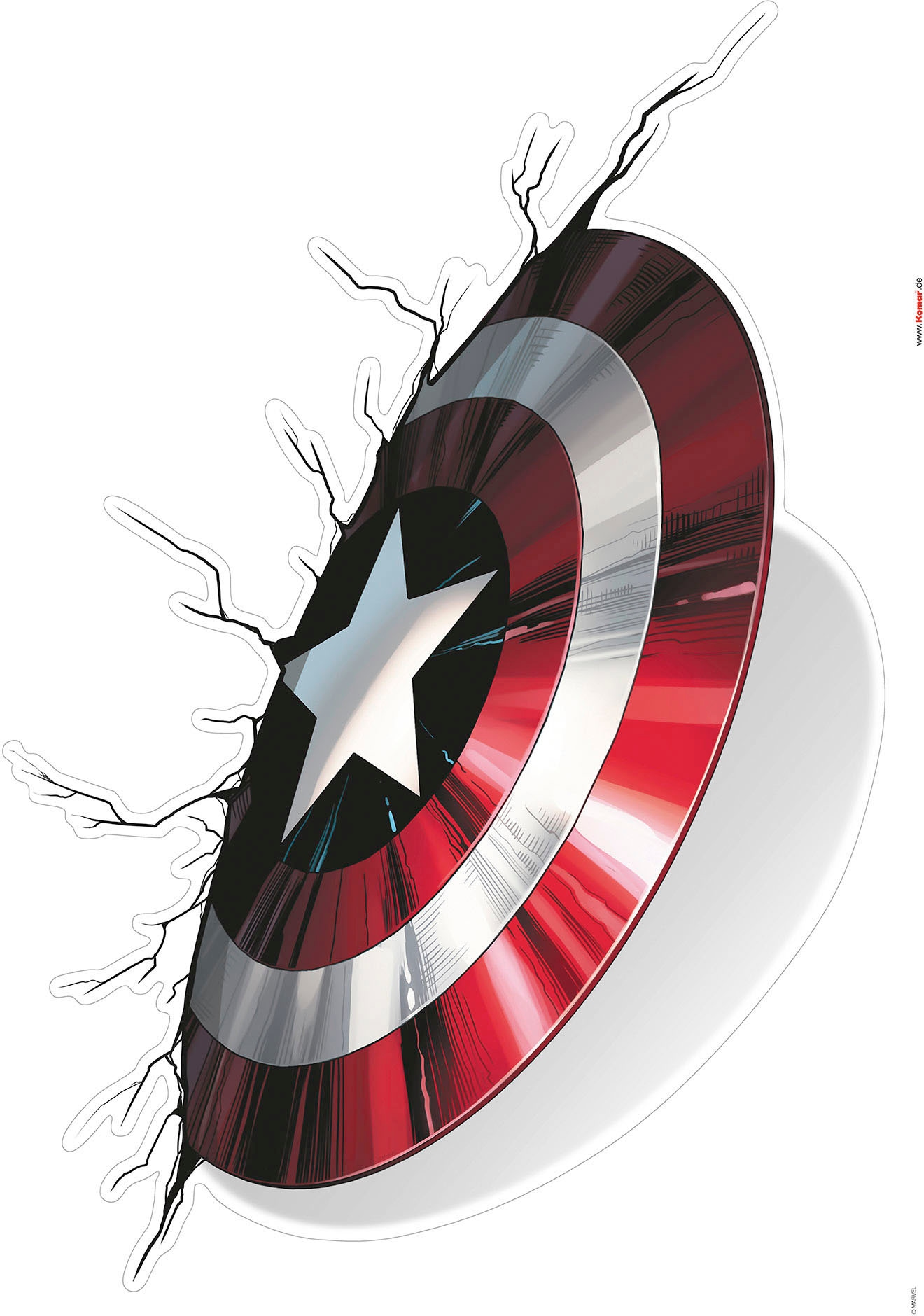 Komar Wandtattoo »Avengers Powerful Weapons - Grösse 50 x 70 cm« selbstklebend, Wandsticker, Kinderzimmer