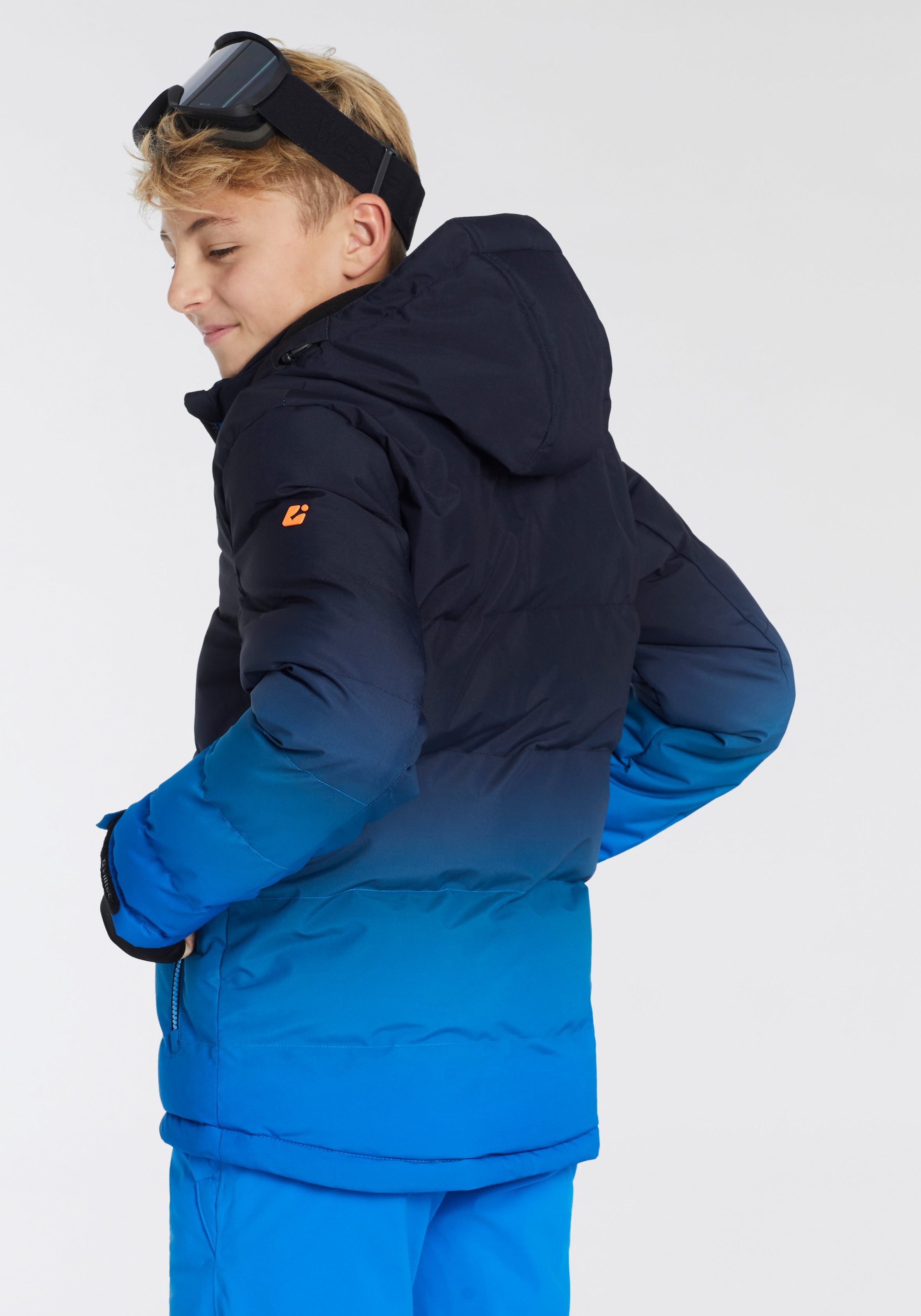 Killtec Skijacke »KSW 382 BYS QLTD JCKT« mit Kapuze für Jugendliche, winddicht, wasserabweisend, atmungsaktiv