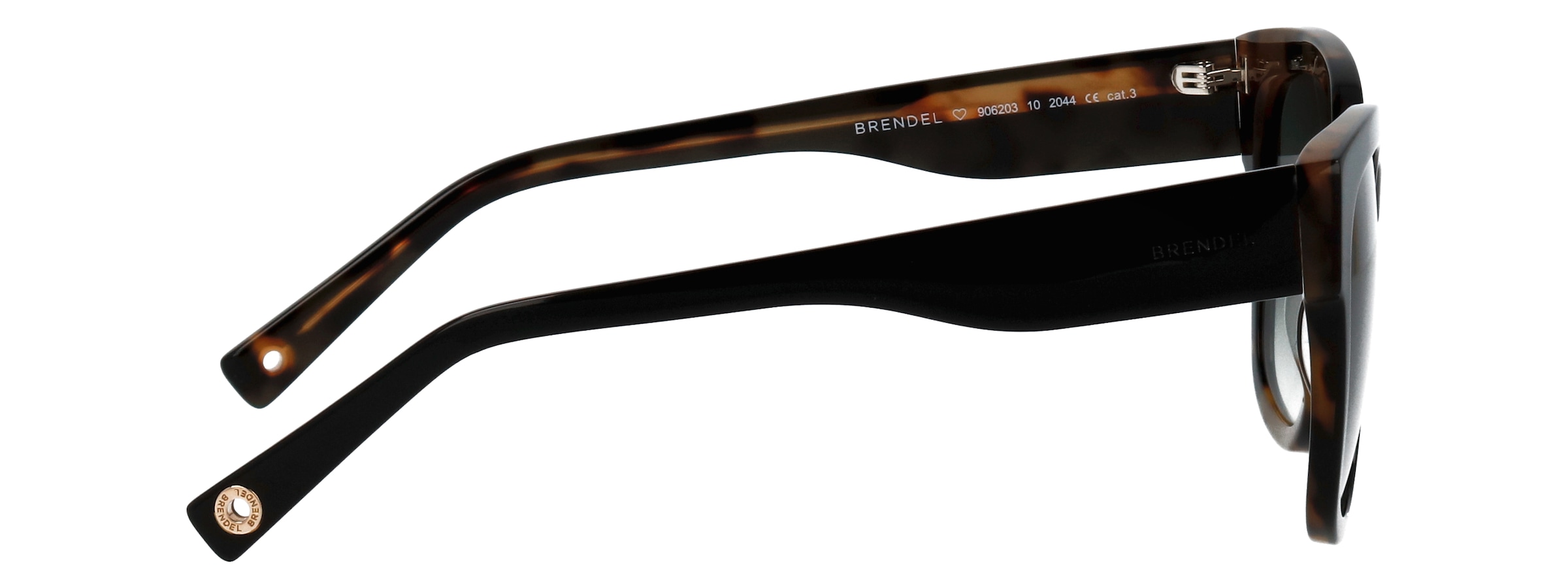 BRENDEL eyewear Lunettes de soleil »Modell 906203« Form Karree/Eckig, Logoschriftzug auf Bügel, Kunststofffassung