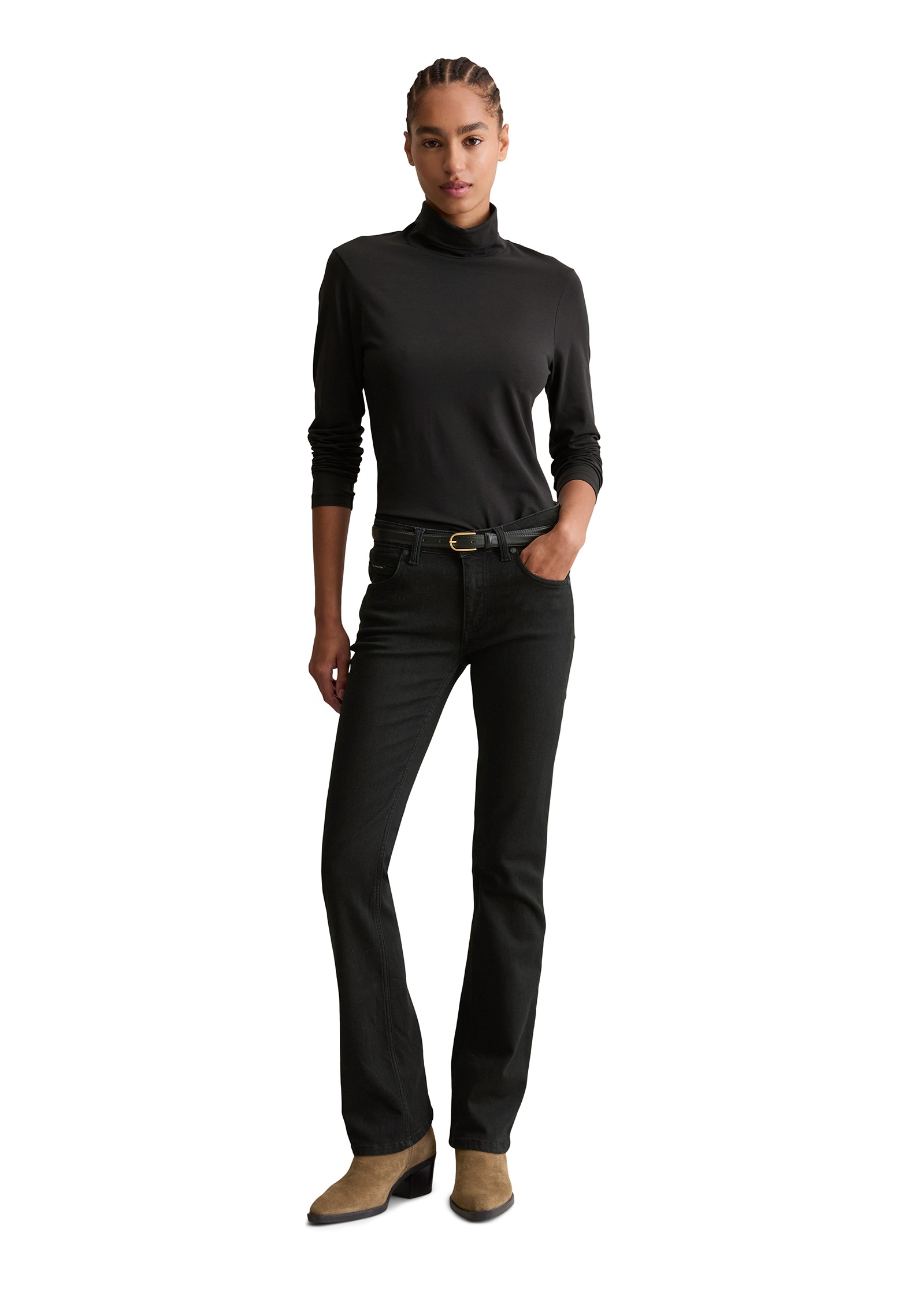 Marc O'Polo DENIM Jeans bootcut »NELLA« normale Leibhöhe, Slim Fit, superstretchigem Organic Cotton-Mix