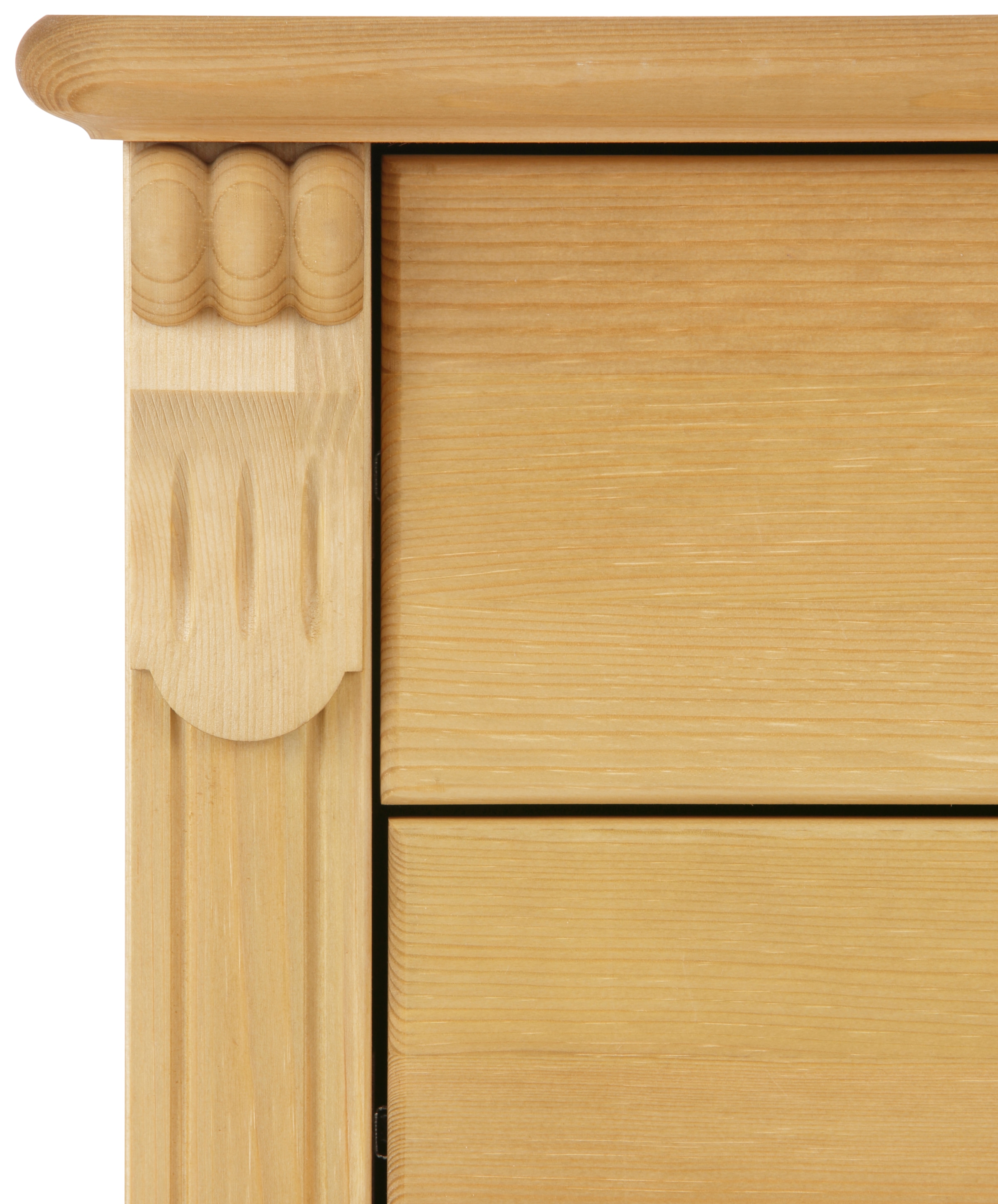 GOODproduct Table de nuit »Tessin« aus massiver FSC®-zertifizierter Kiefer, mit 3 Schubladen