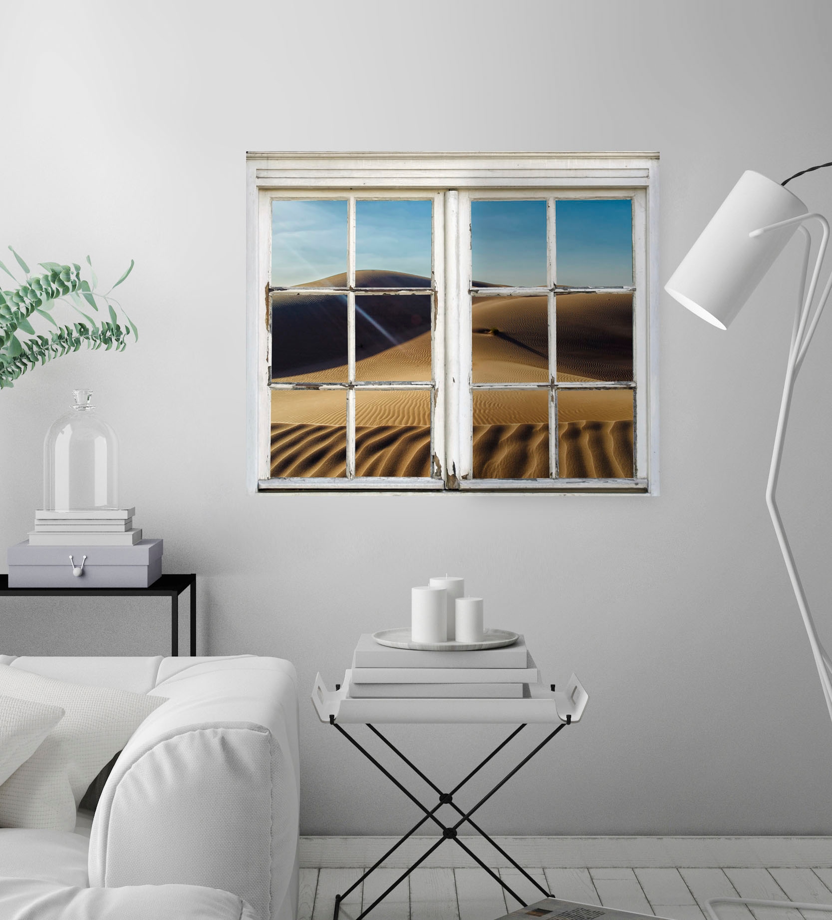 queence Wandsticker »Wüste« Wandsticker, Wandbild, selbstklebend, Sand, Wüste