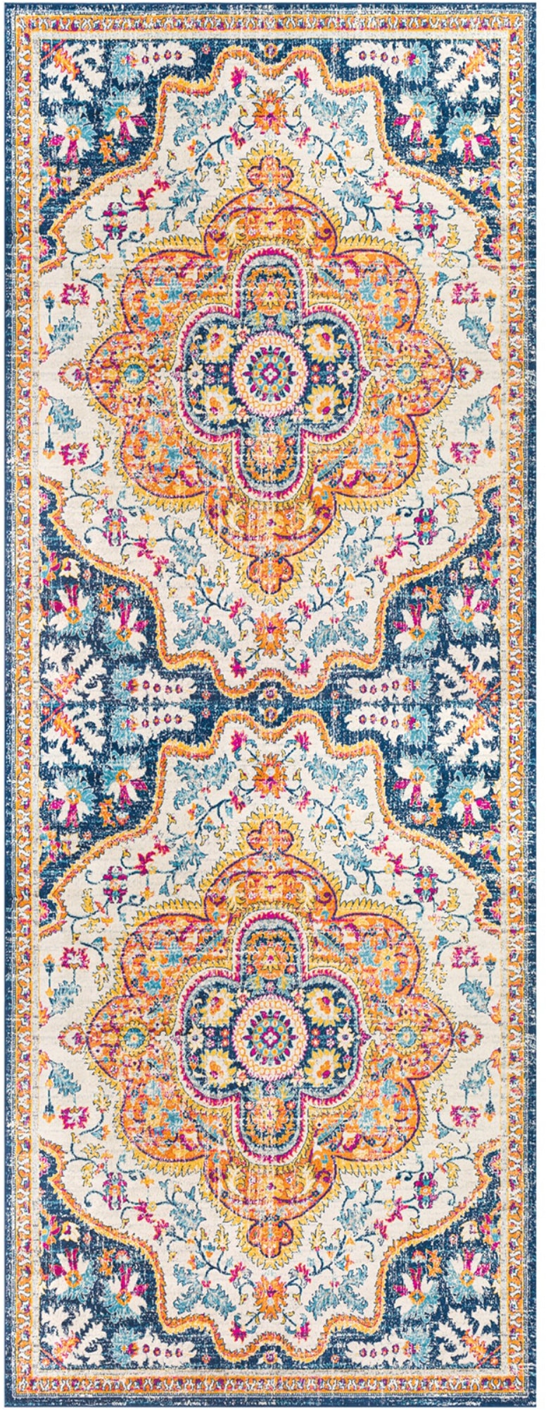 Livabliss Tapis »AMBATO« Rectangulaire 10 mm Höhe tapis vintage orientale style bohème