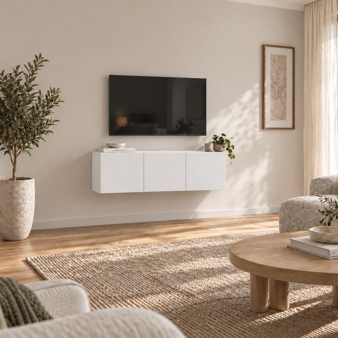 borchardt Möbel Table basse »Vaasa, Konsole, Hängeschrank mit 3 Türen« Largeur 114 cm, uniquement suspendu