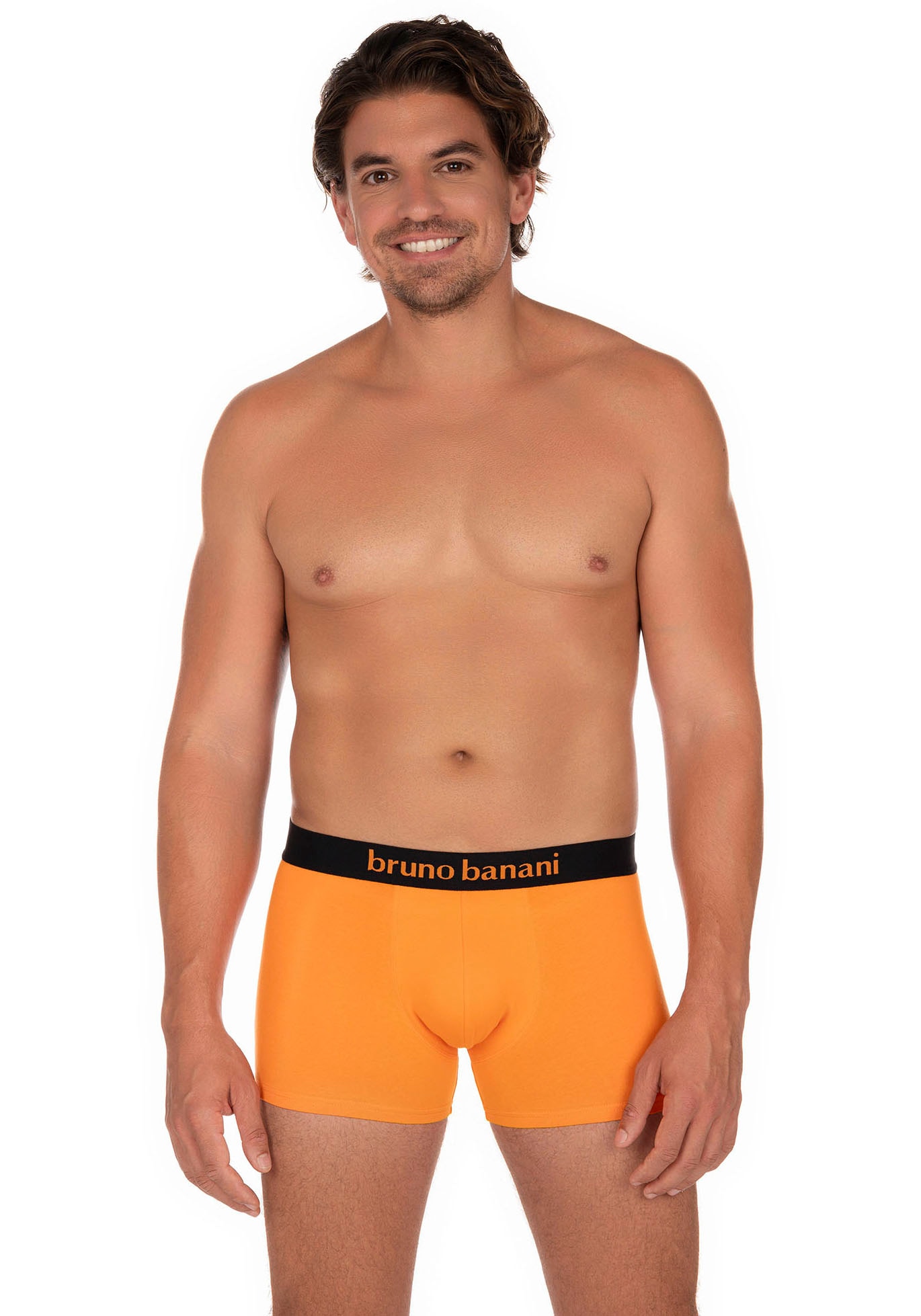 Bruno Banani Boxer »Flowing« 2er Pack,  mit kontrastreichem Logobund