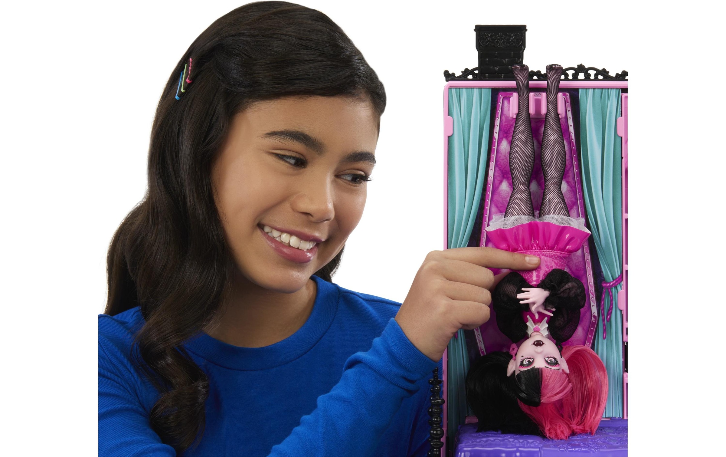 MonsterHigh™ Maison de poupées »Buh-tique Hotel Puppenhaus« mit 5 Spielbereichen und gruseligen Überraschungen