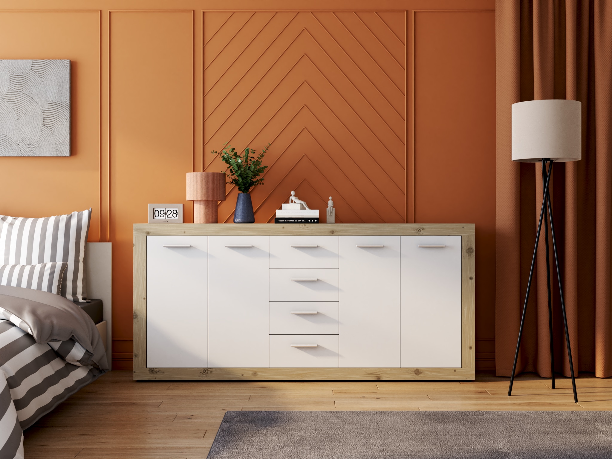 GOODproduct Linge de lit réversible »Greta« 2 tlg. Bettwäsche mit Streifen in verschiedenen Qualitäten, ab 135x200 cm