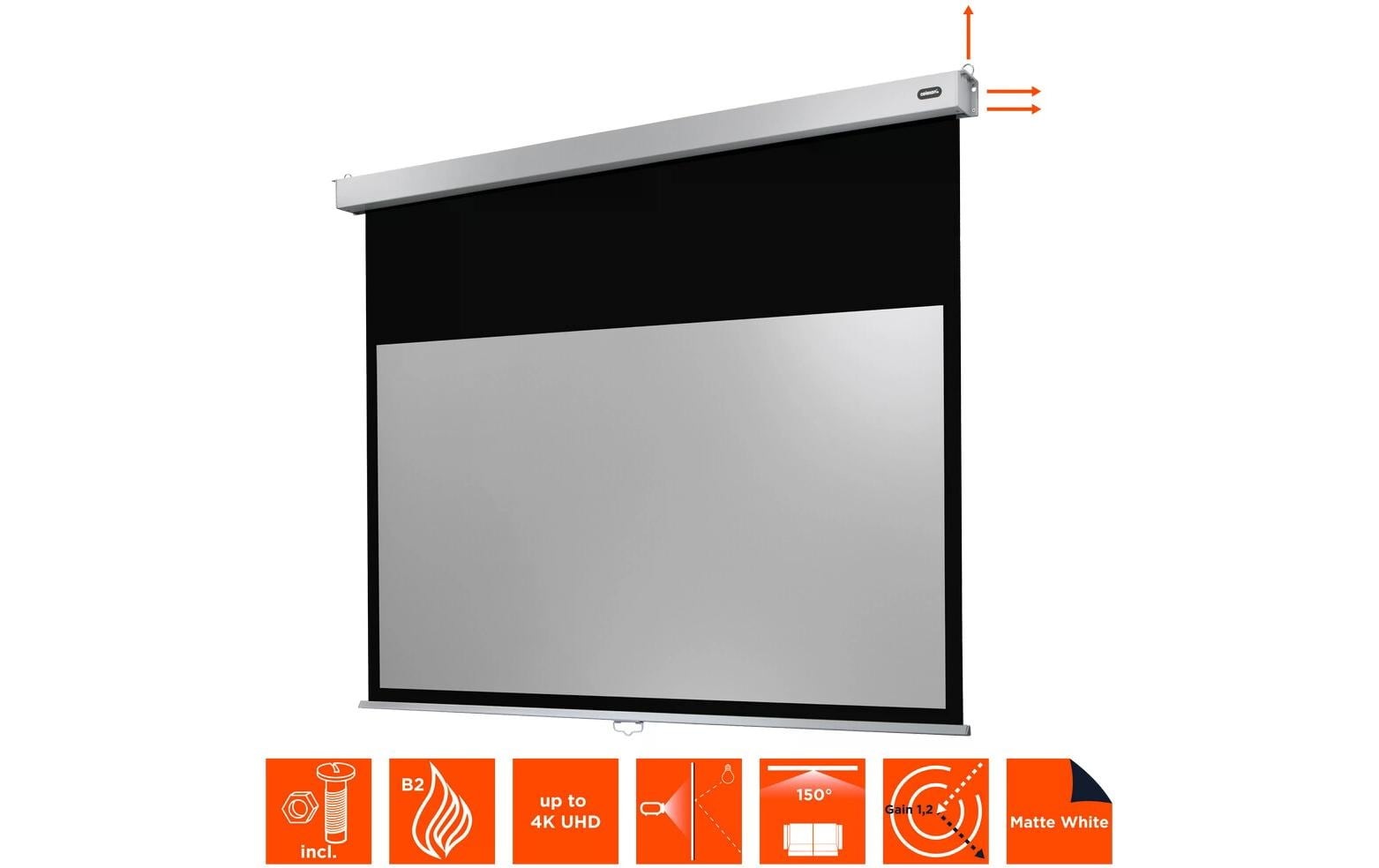 Celexon Rolloleinwand »Professional Plus 200x125 cm«