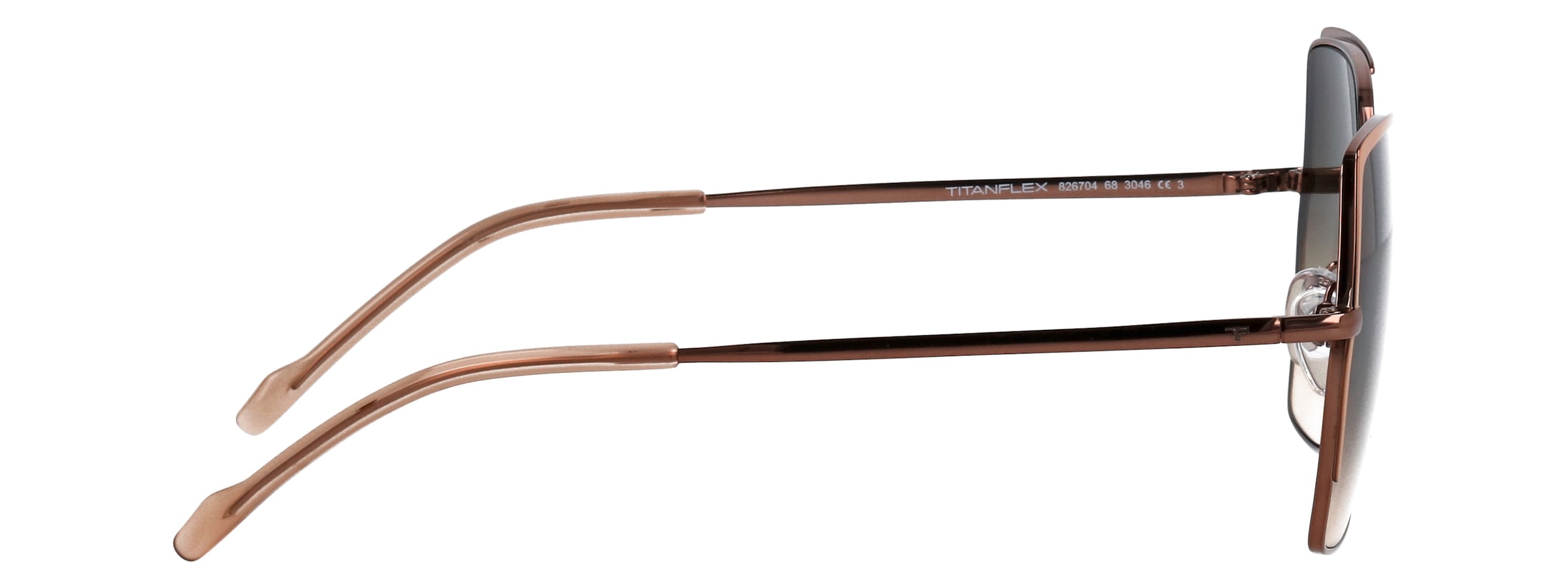 TITANflex Lunettes de soleil »826704« Form Feminin , Titanflex Logo auf Glas und Bügel, Polyamid UV 400