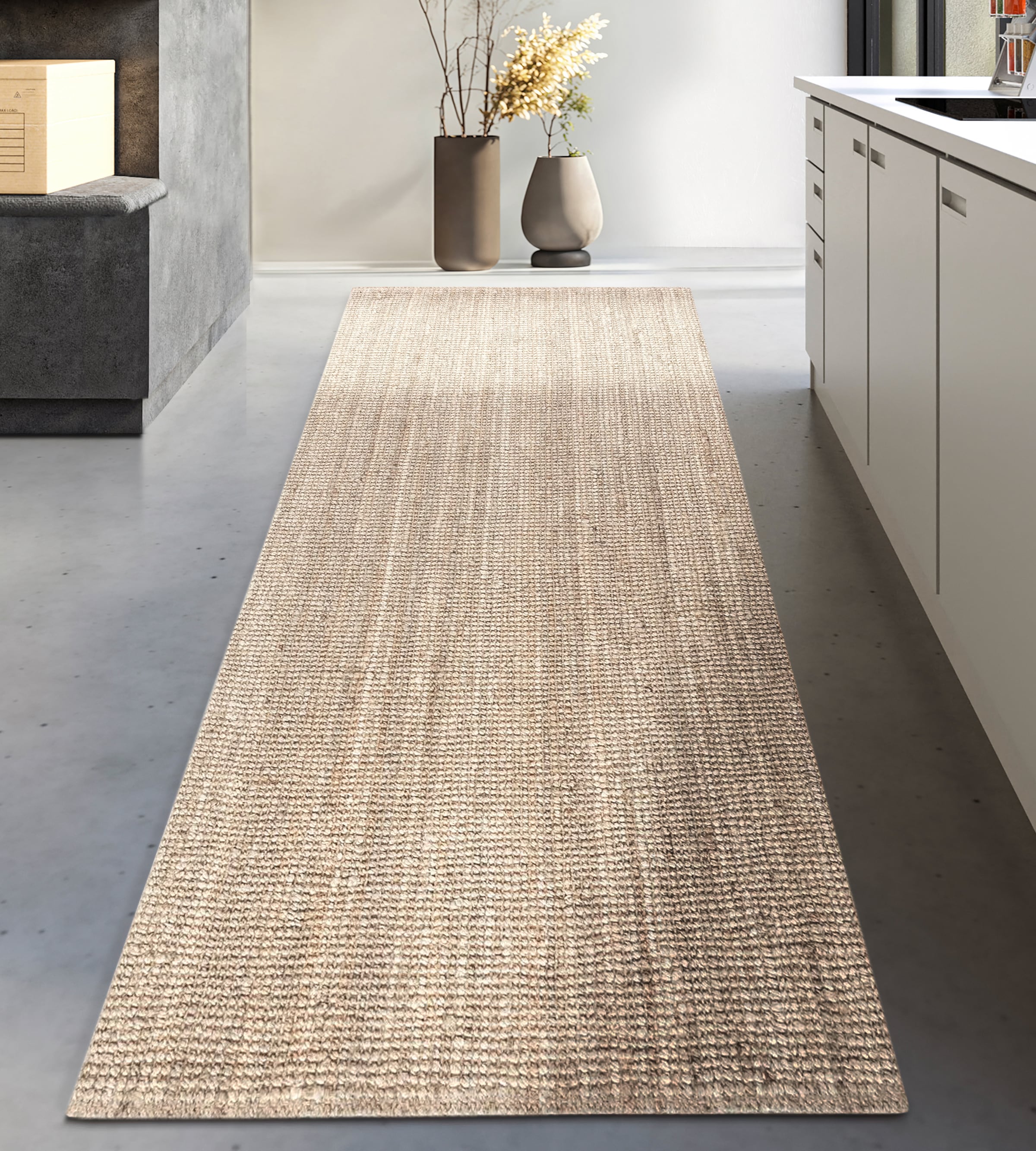 GOODproduct Teppich »Avot Juteteppich« rechteckig 10 mm Höhe 100% Jutefaser, Läufer, Esszimmer, Wohnzimmer, Skandi