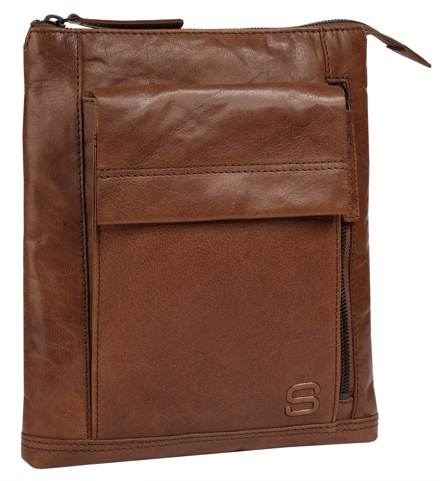 Spikes & Sparrow Sac à bandoulière echt Leder