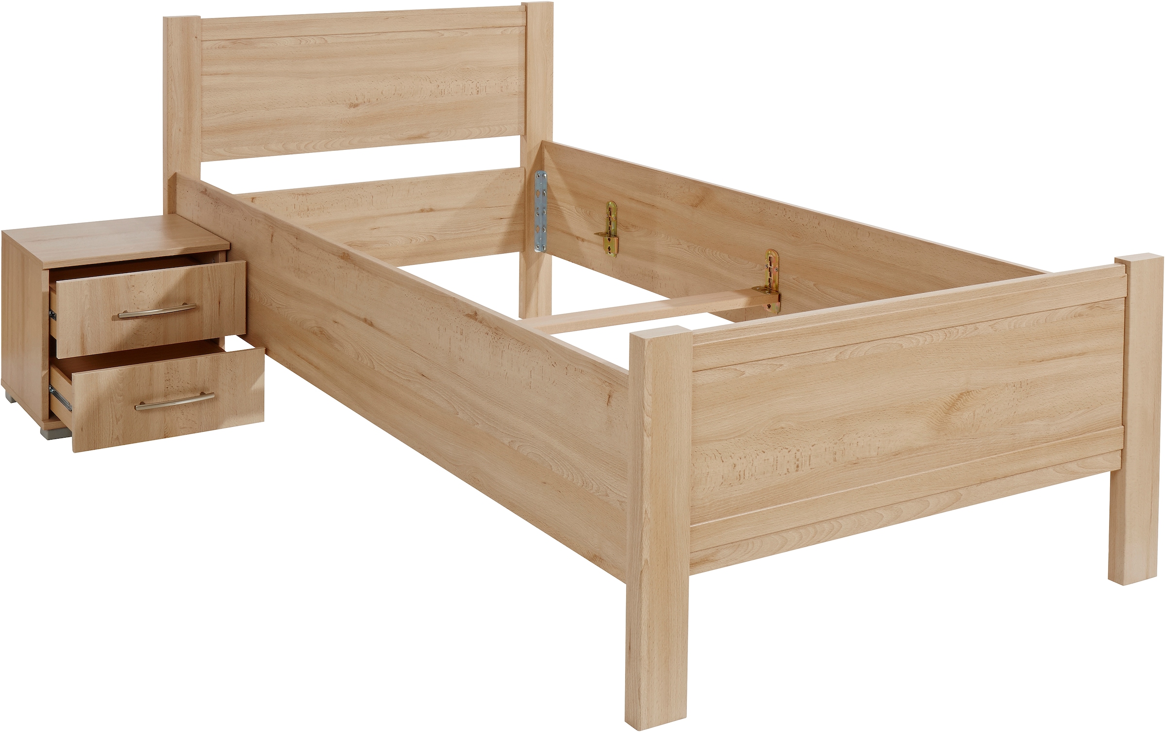 priess Bett »Husum Schlafzimmer Jugendzimmer Rahmenbett« mit Komforthöhe verschiedene Ausführungen hochwertige Premium Qualität