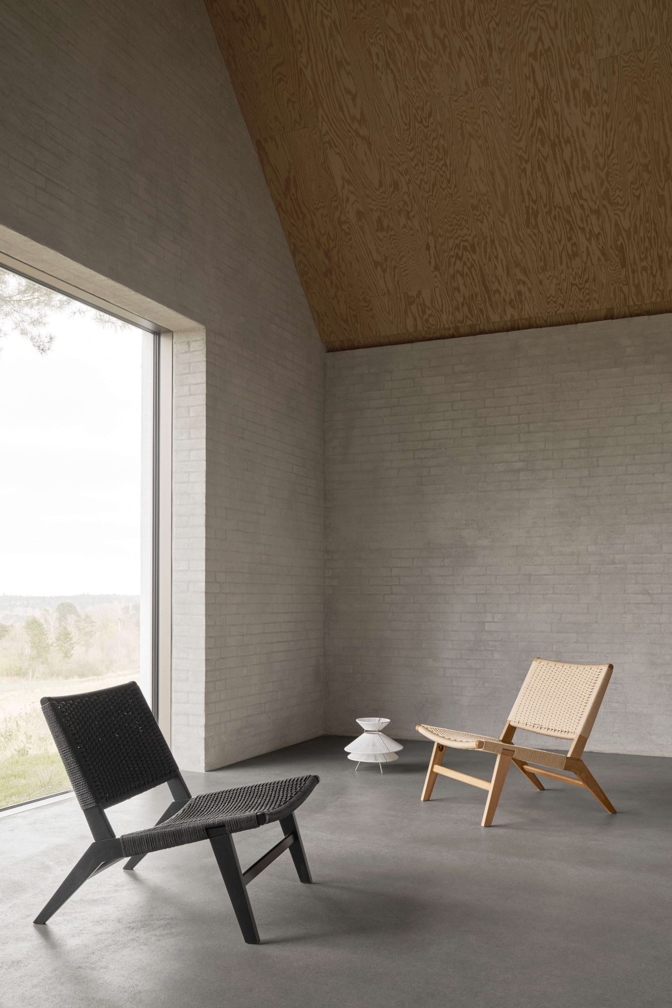 ACTONA GROUP Fauteuil lounge »Carson« chêne, style minimaliste, disponible en deux couleurs