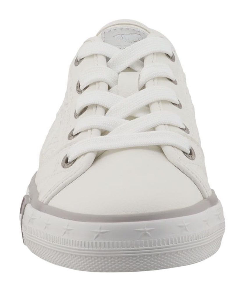 Mustang Shoes Sneakers »Winona«  chaussure de loisirs, chaussure basse, à lacets avec broderie macramé