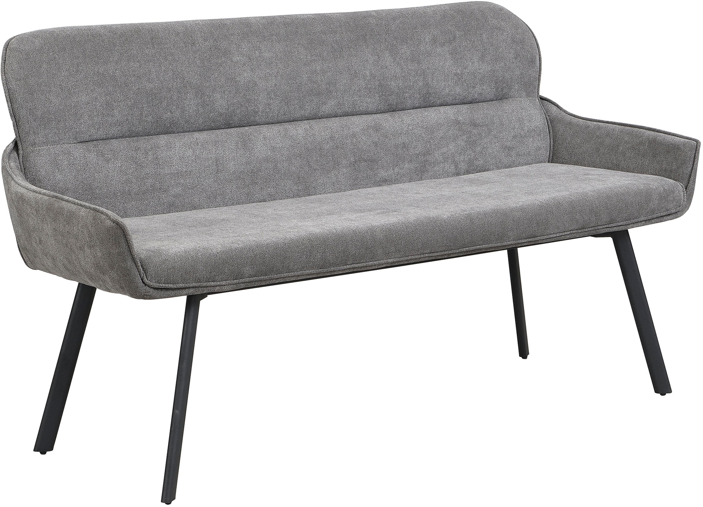 byLIVING Banc »Rico« 1 cuis tlg. gemütliche Esszimmerbank in 140 oder 160cm, hochwertiger Stoffbezug