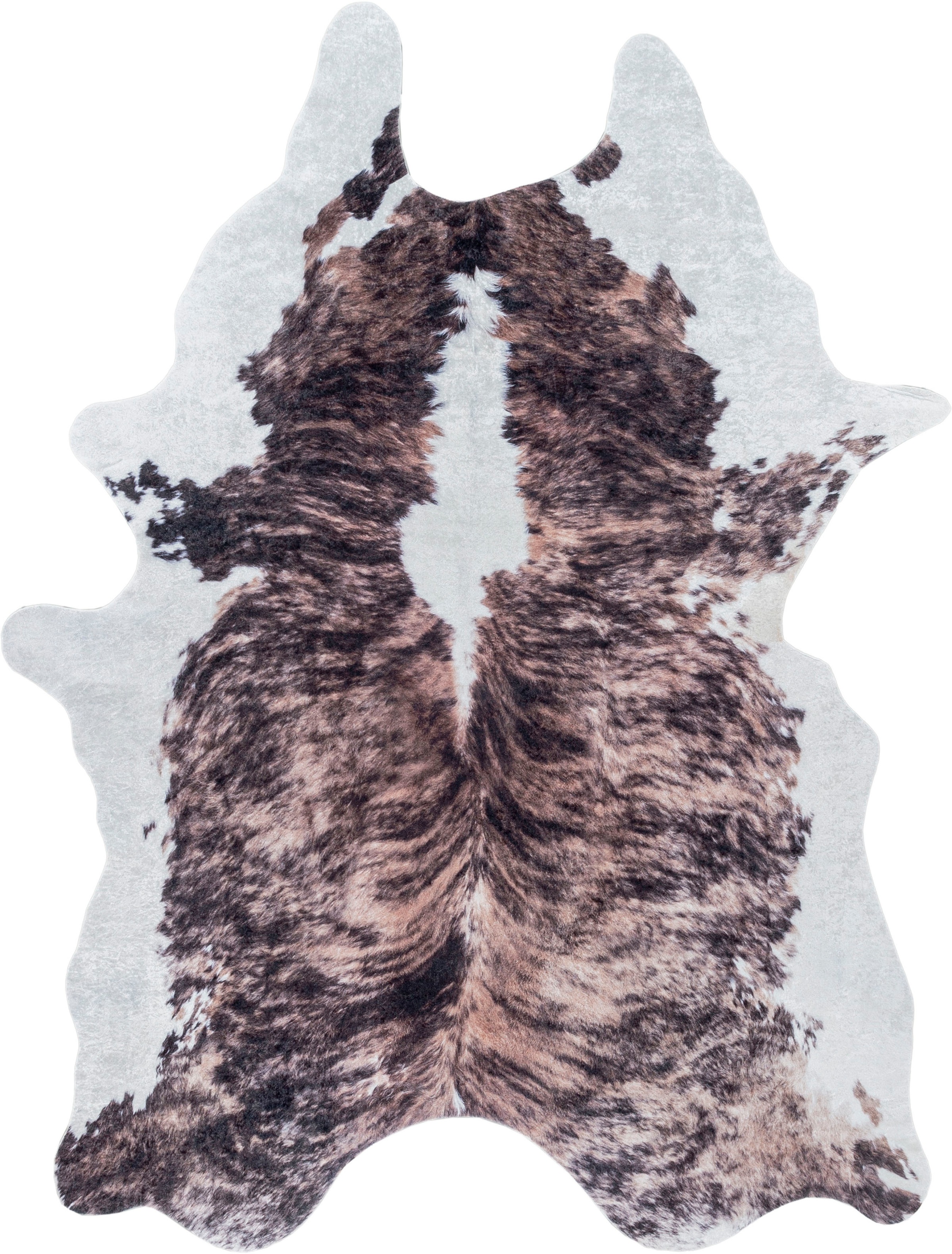 Ayyildiz Teppiche Teppich »ETOSHA 4113« fellförmig 6 mm Höhe Pflegeleicht / Moderner Fell Look