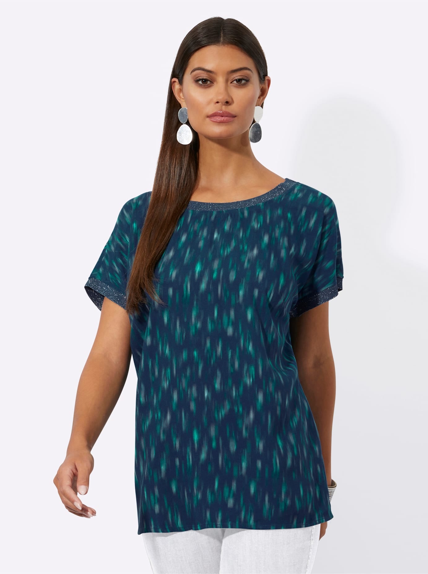 creation L Kurzarmbluse