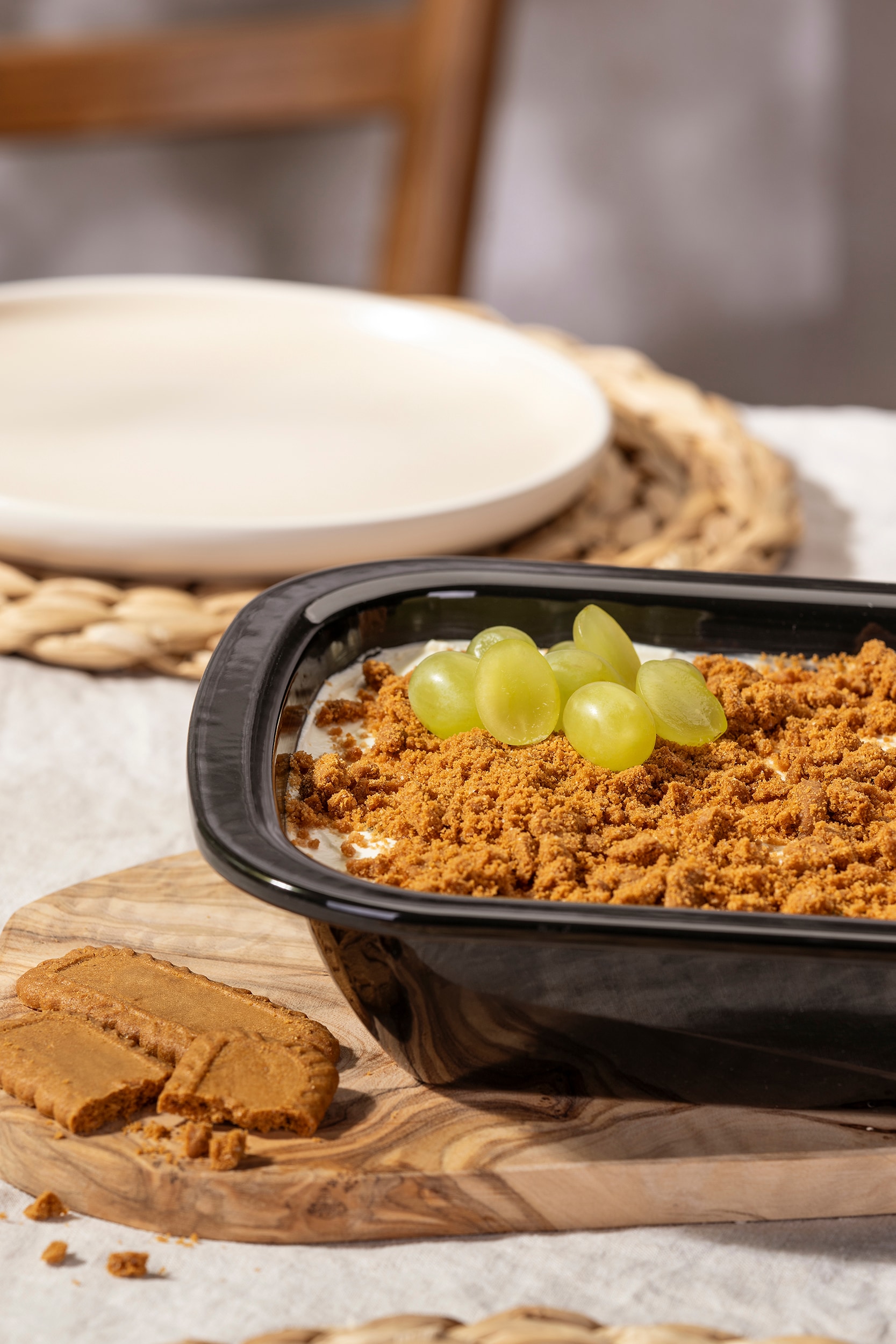 Dr. Oetker Küchenhelfer Plat à four »Back-Idee Kreativ, aus Emaille« émail 1 cuis tlg. résistant à la chaleur jusqu'à 400°C, résistant aux coupures et rayures, compatible induction