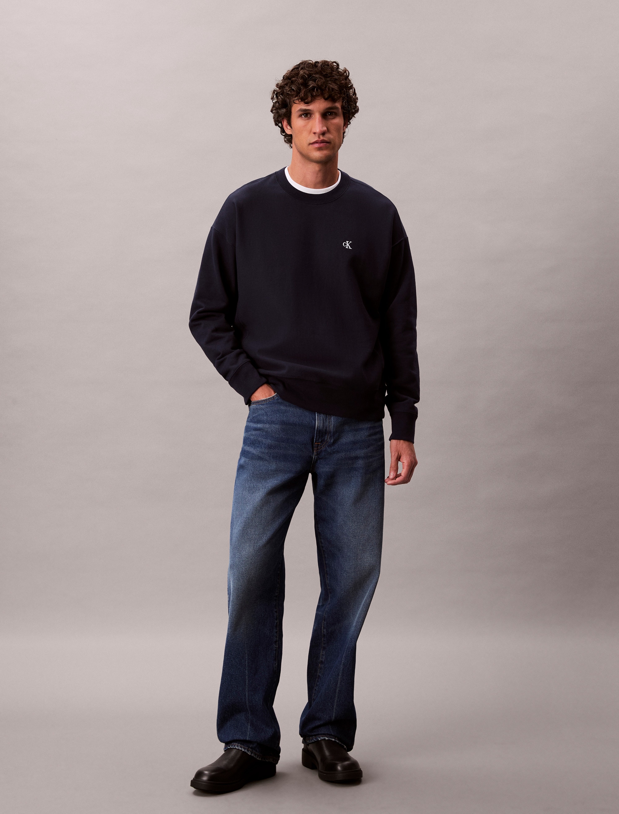 Calvin Klein Jeans Sweatshirt , regular fit, Rundhalsausschnitt
