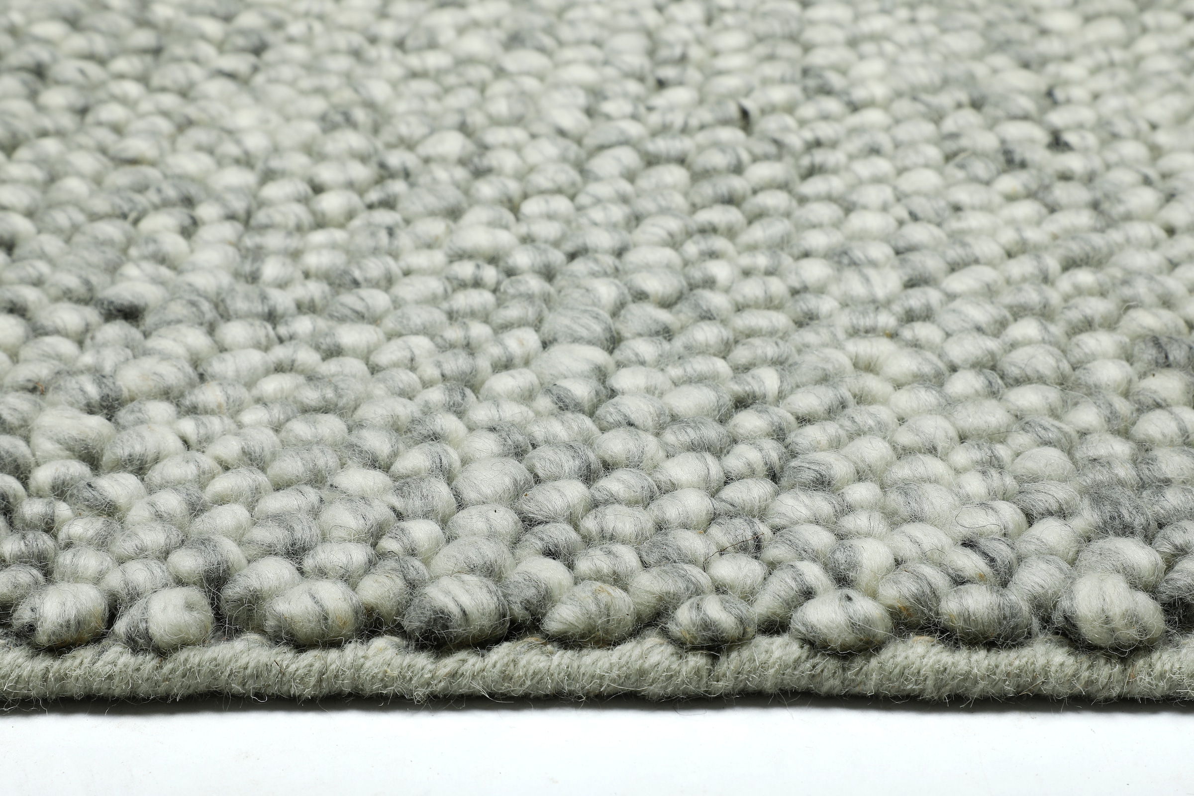 my home Wollteppich »Wolly, Wolle« rechteckig 14 mm Höhe handgewebt, Handweb Teppiche, Wohnzimmer, Schlafzimmer, Esszimmer