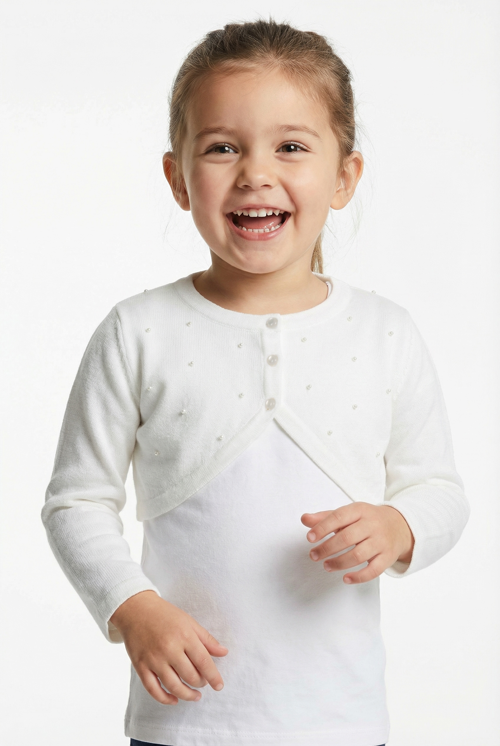 happy girls Boléro »cardigan« vorne mit schönen Zierperlen bestickt