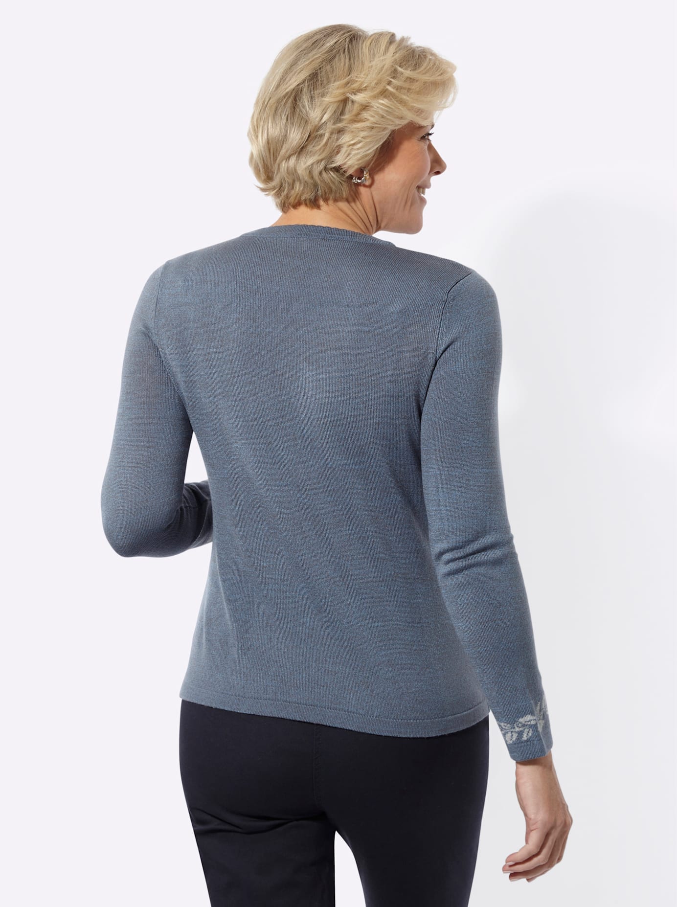 Classic Basics Pull à col rond »Stehkragen-Pullover«