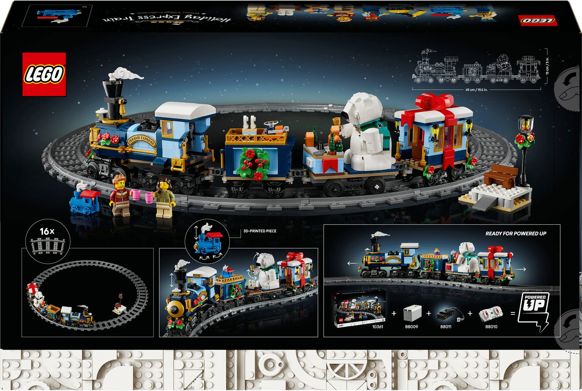 LEGO® Pions de construction »Weihnachtsexpress (10361), LEGO Icons« Exklusives Set