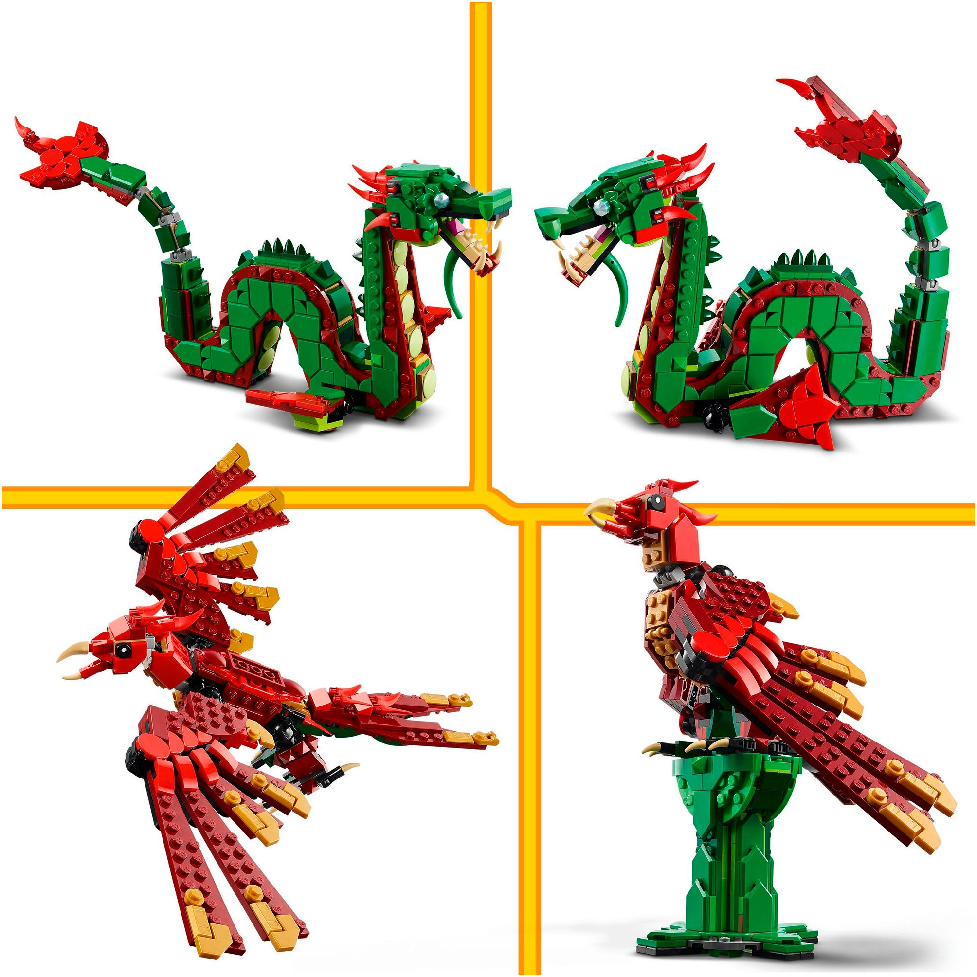 LEGO® Pions de construction »Grüner Drache (31161), LEGO Creator« Made in Europe