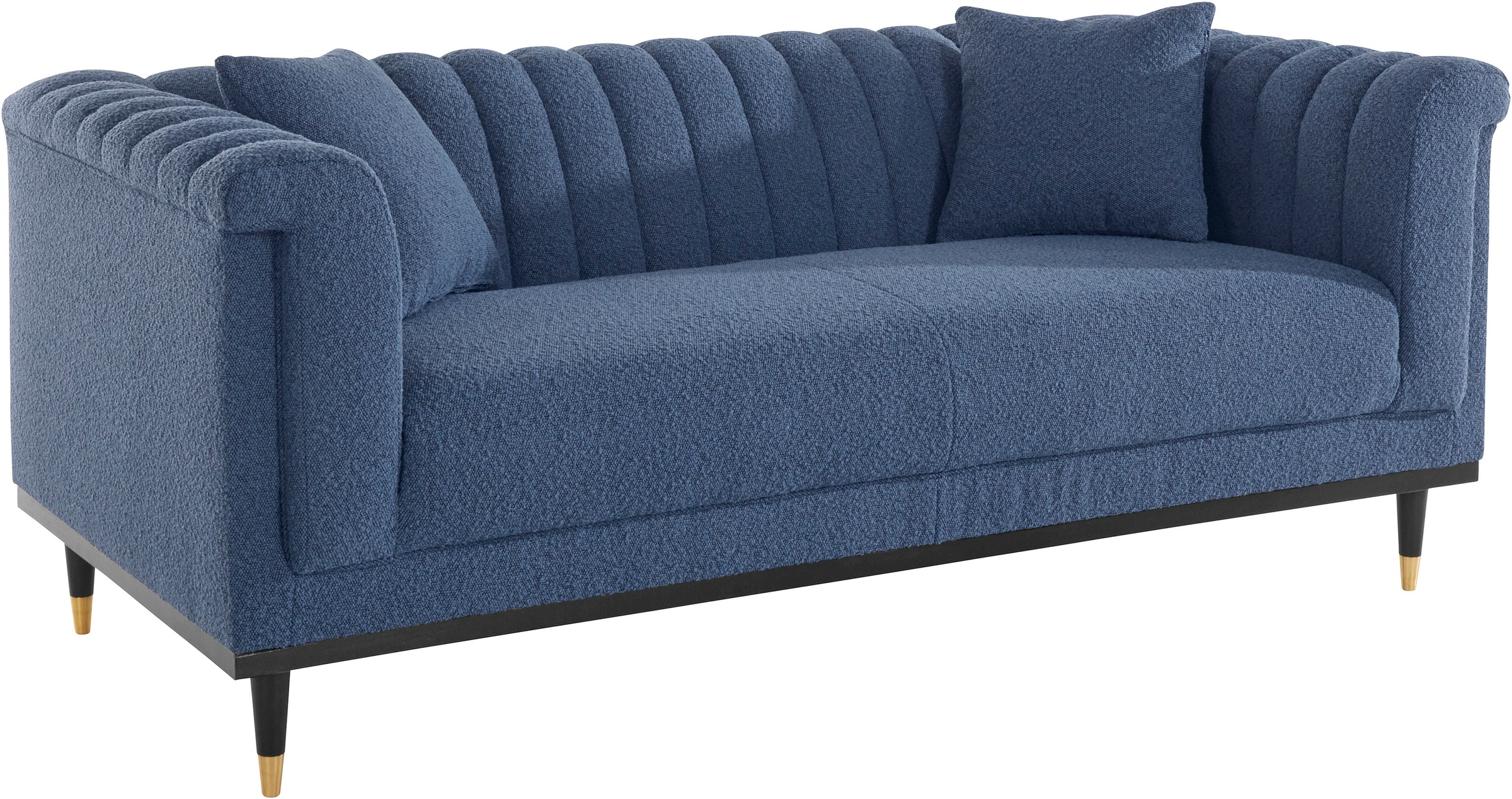 Home affaire 2-places »Chamby New« im Bouclé-Strukturbezug mit Steppung im Lehnenbereich