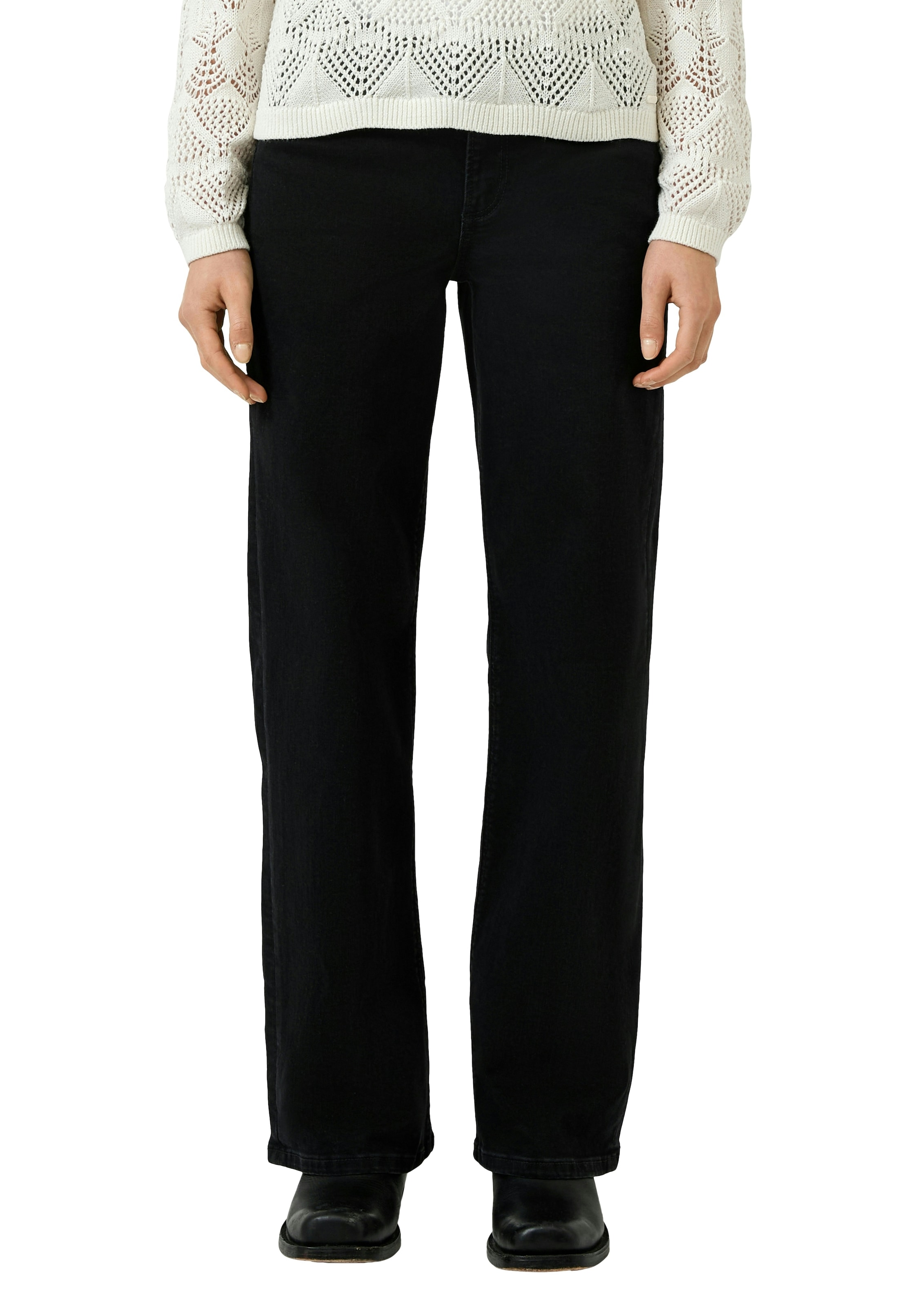 QS Jeans stretch »CATIE Wide Leg« forme 5 poches