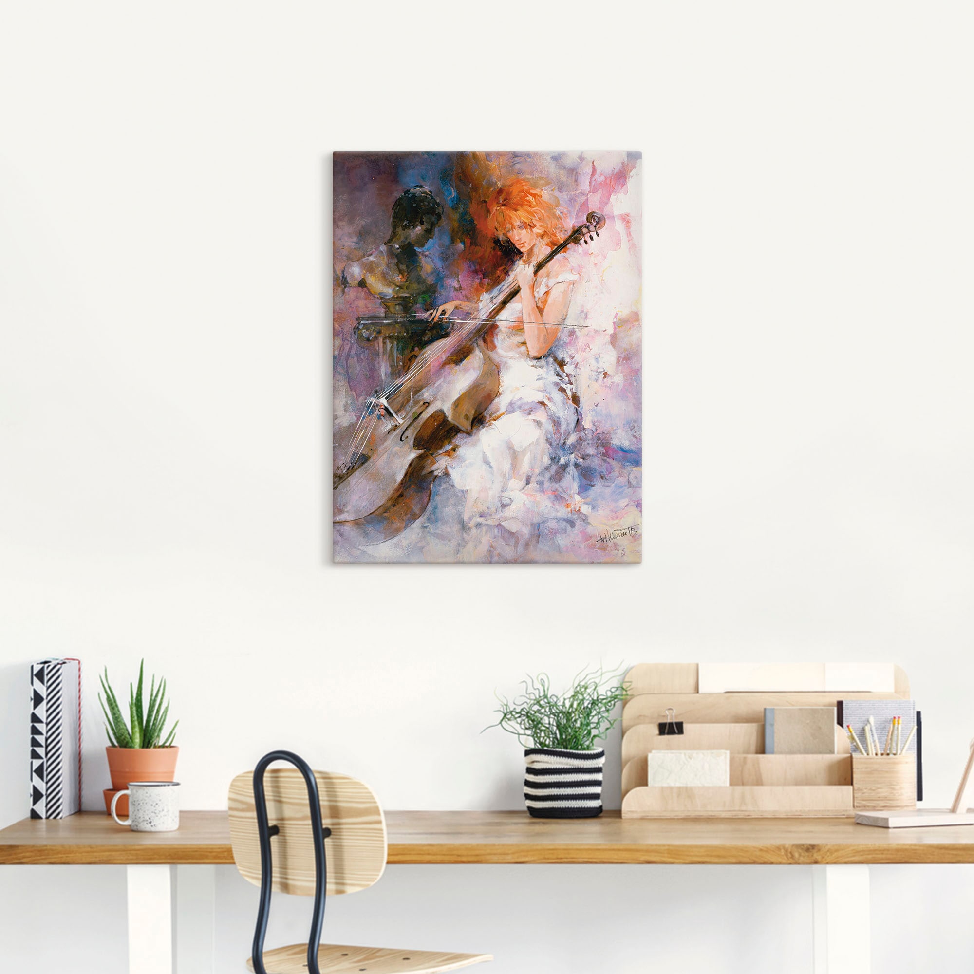 Artland Tableau sur toile »Musikalische Momente« 1 cuis tlg. auf Holzrahmen gespannt