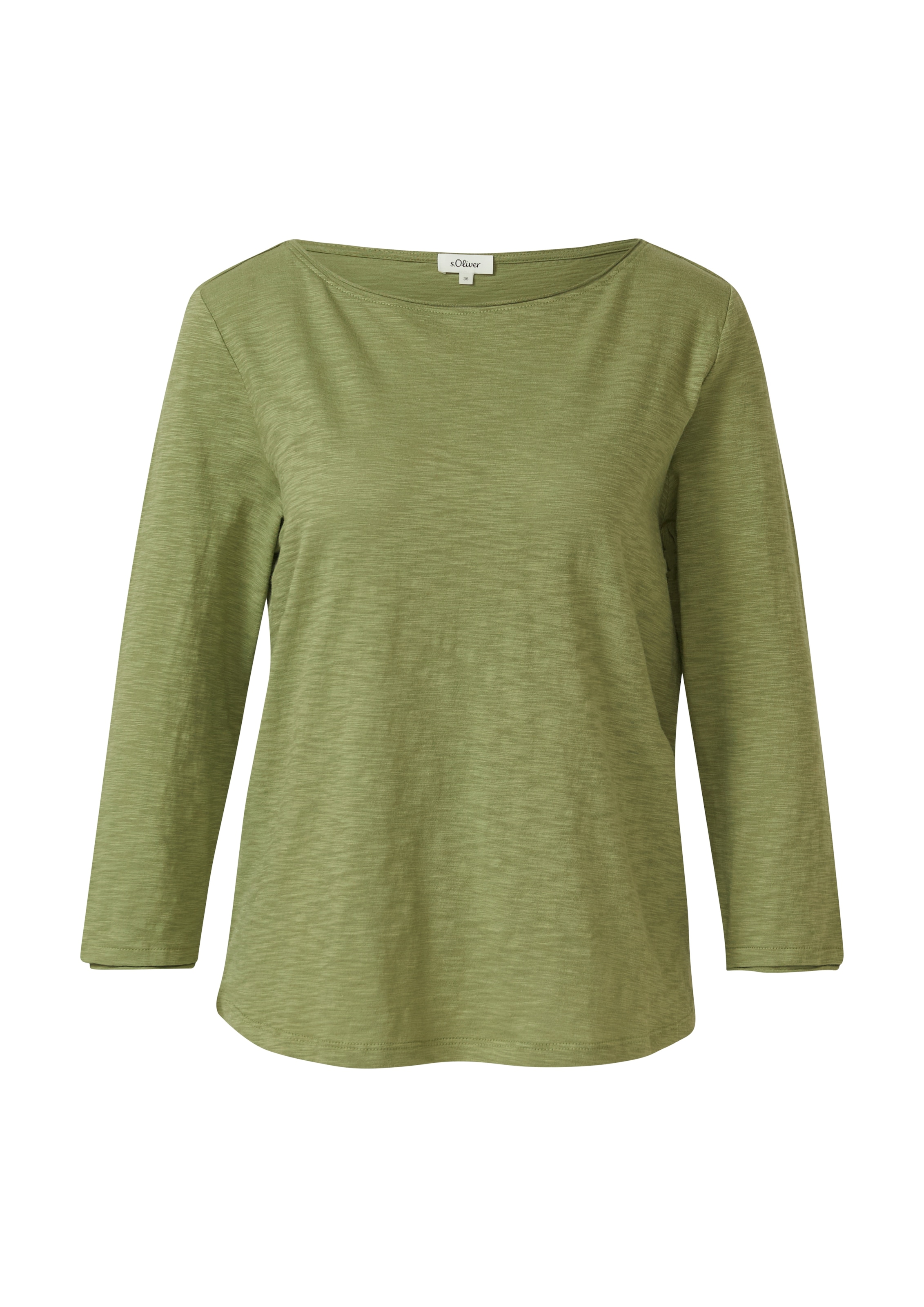 s.Oliver Langarmshirt aus Flammgarn