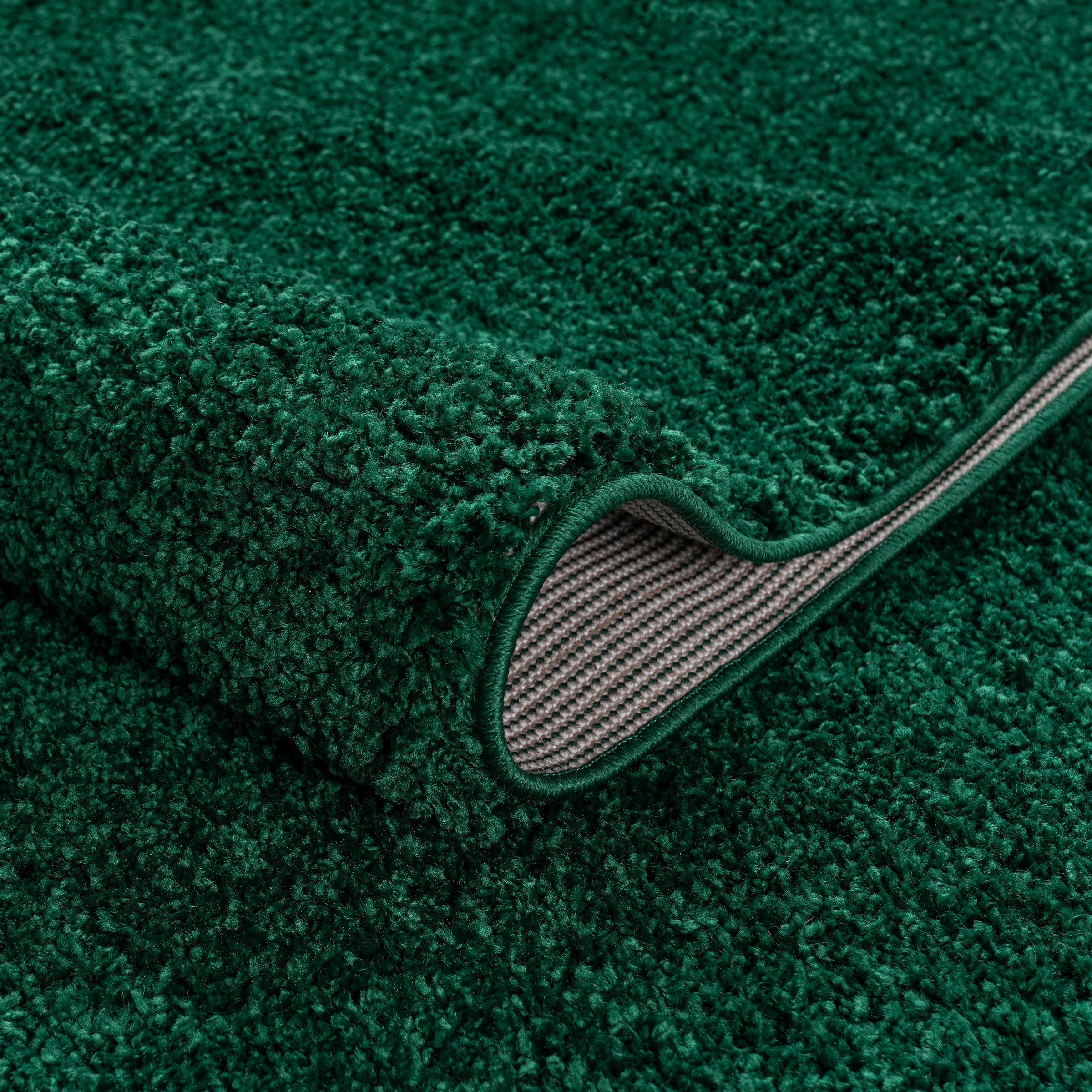 my home Hochflor-Teppich »Viva« rechteckig 45 mm Höhe Uni Farben, einfarbig, besonders weich und kuschelig, Kundenliebling