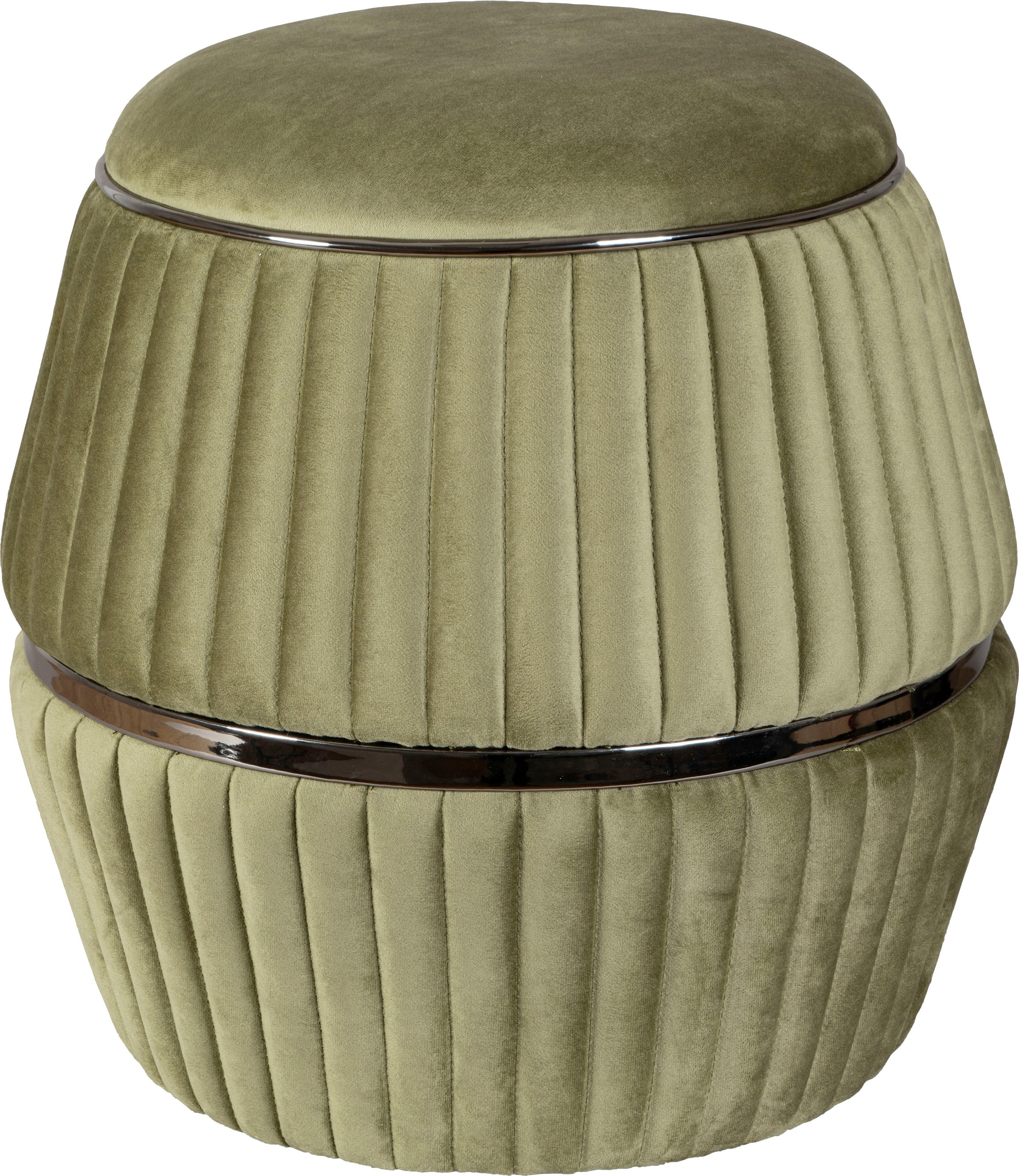 Kayoom Pouf »Hocker Doric, trendiger Look, ästhetische Farbgebung, schöne Steppung« 1 cuis tlg. komfortabel, hochqualitativ, pflegeleicht, in vielen Räumen zuhause