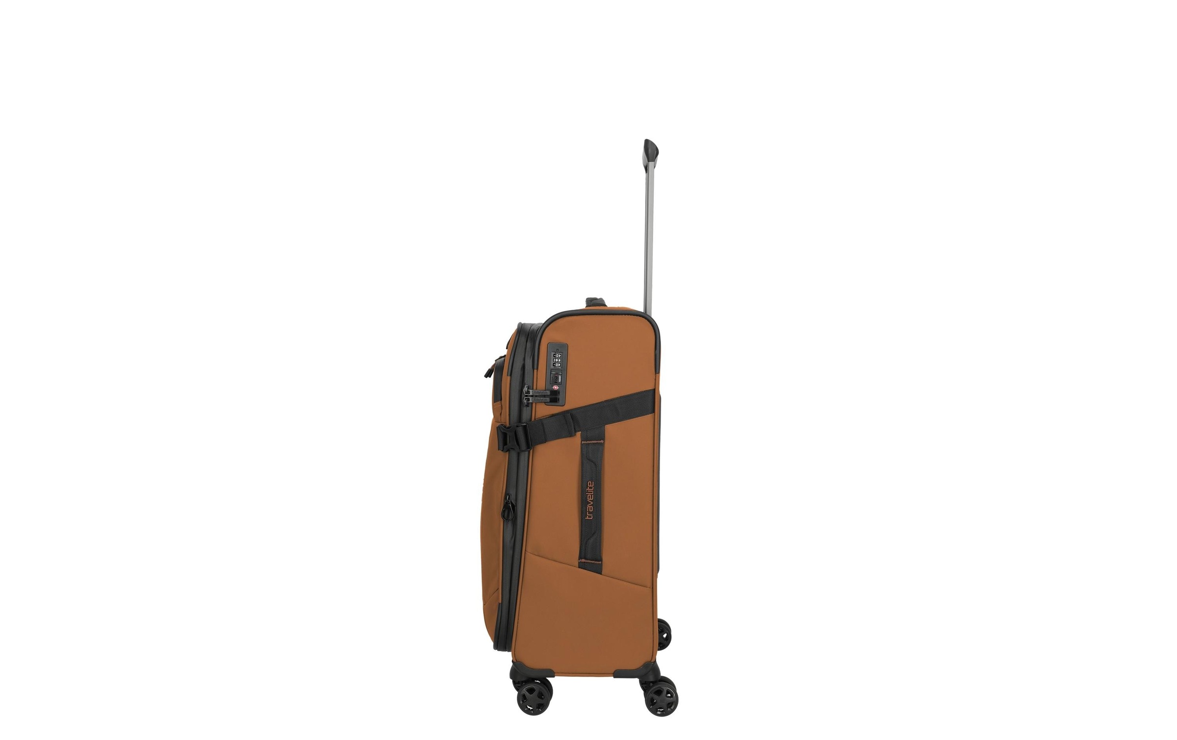 travelite Trolley »travelite BRIIZE Trolley M exp. erweiterbar 67 l « 67 l 4 Rollen