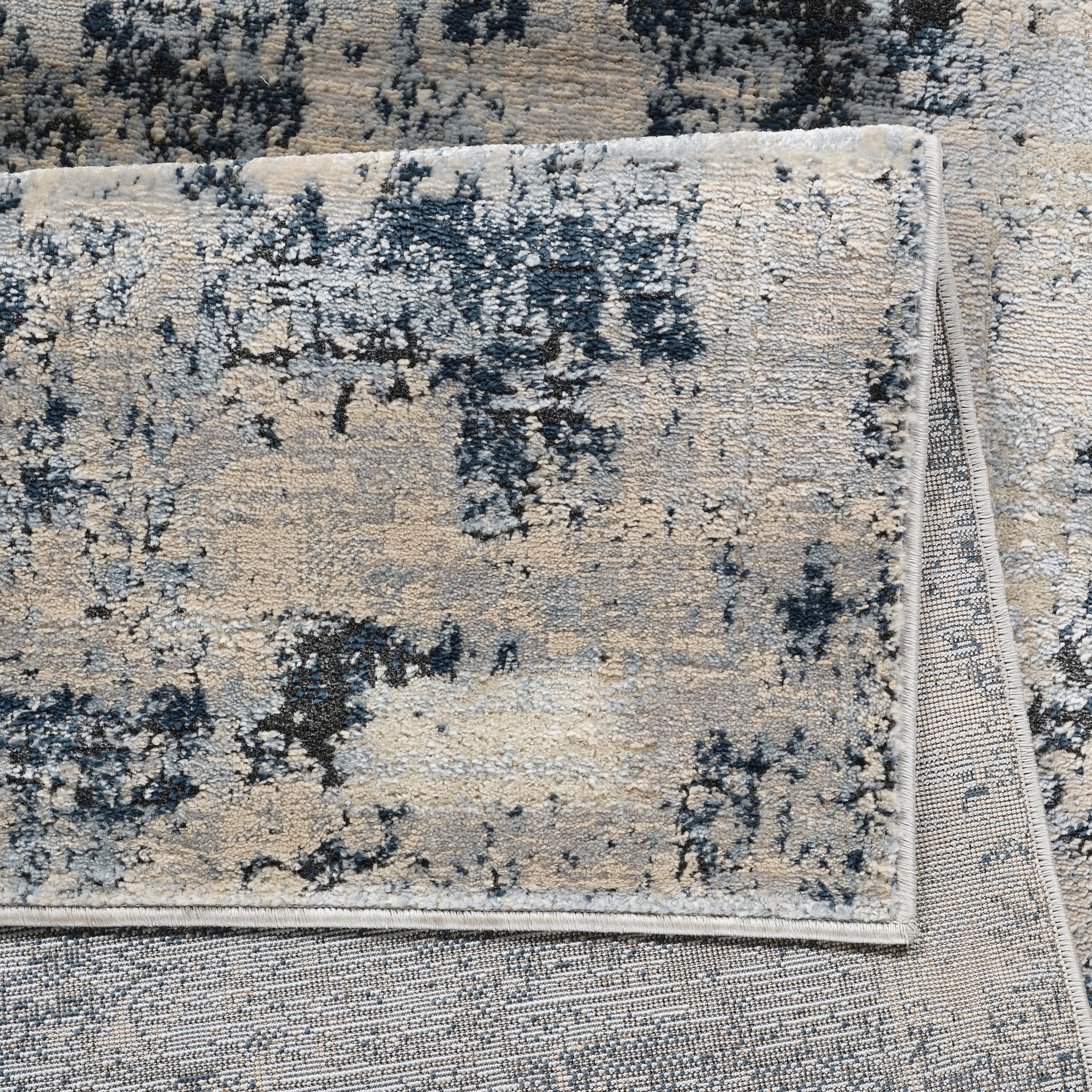 my home Bettumrandung »Hamsa« Höhe 9 mm 3 Stk. tlg. dezenter Glanz, Schrumpf-Garn-Effekt, im Vintage-Look, dichte Qualität