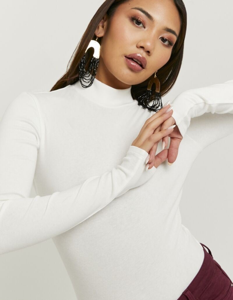 Tally Weijl Body à manches longues »SBOCOCOSIMO« Baumwollmischung, figurbetont