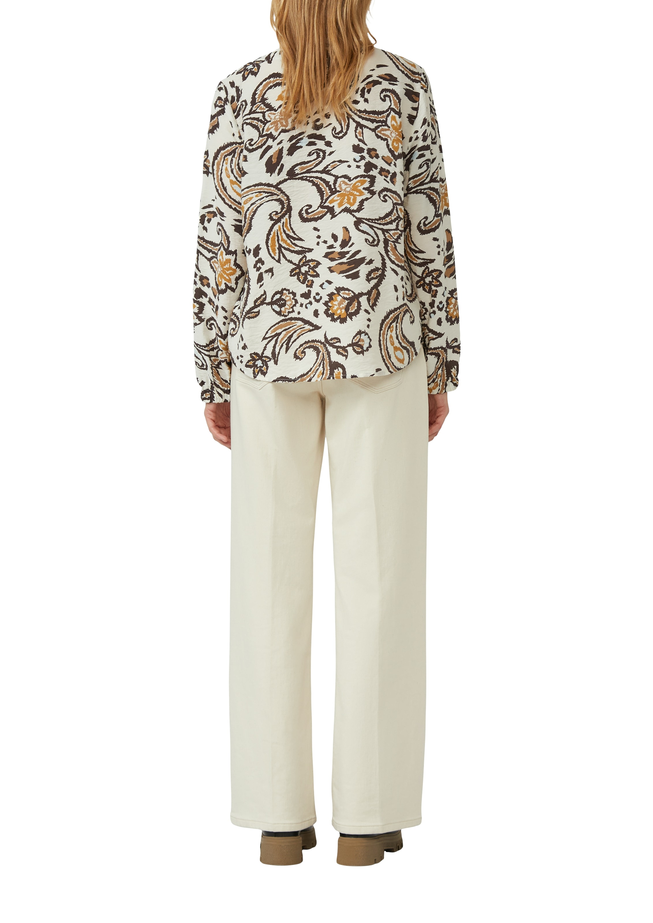 s.Oliver Langarmbluse , mit floralen Muster
