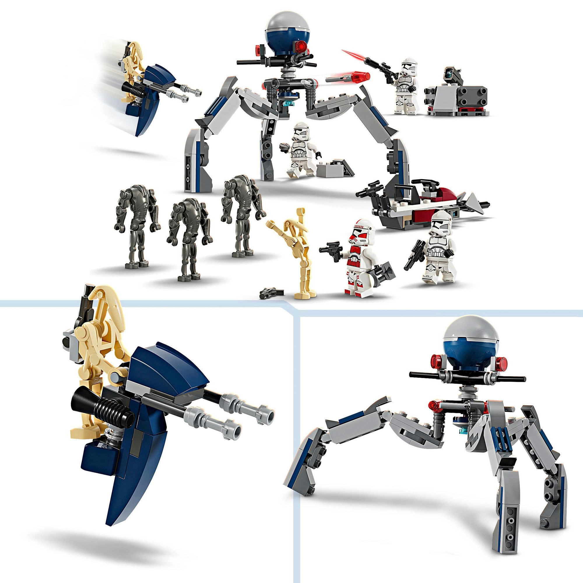 LEGO® Pions de construction »Clone Trooper™ & Battle Droid™ Battle Pack (75372), LEGO Star Wars™« Made in Europe