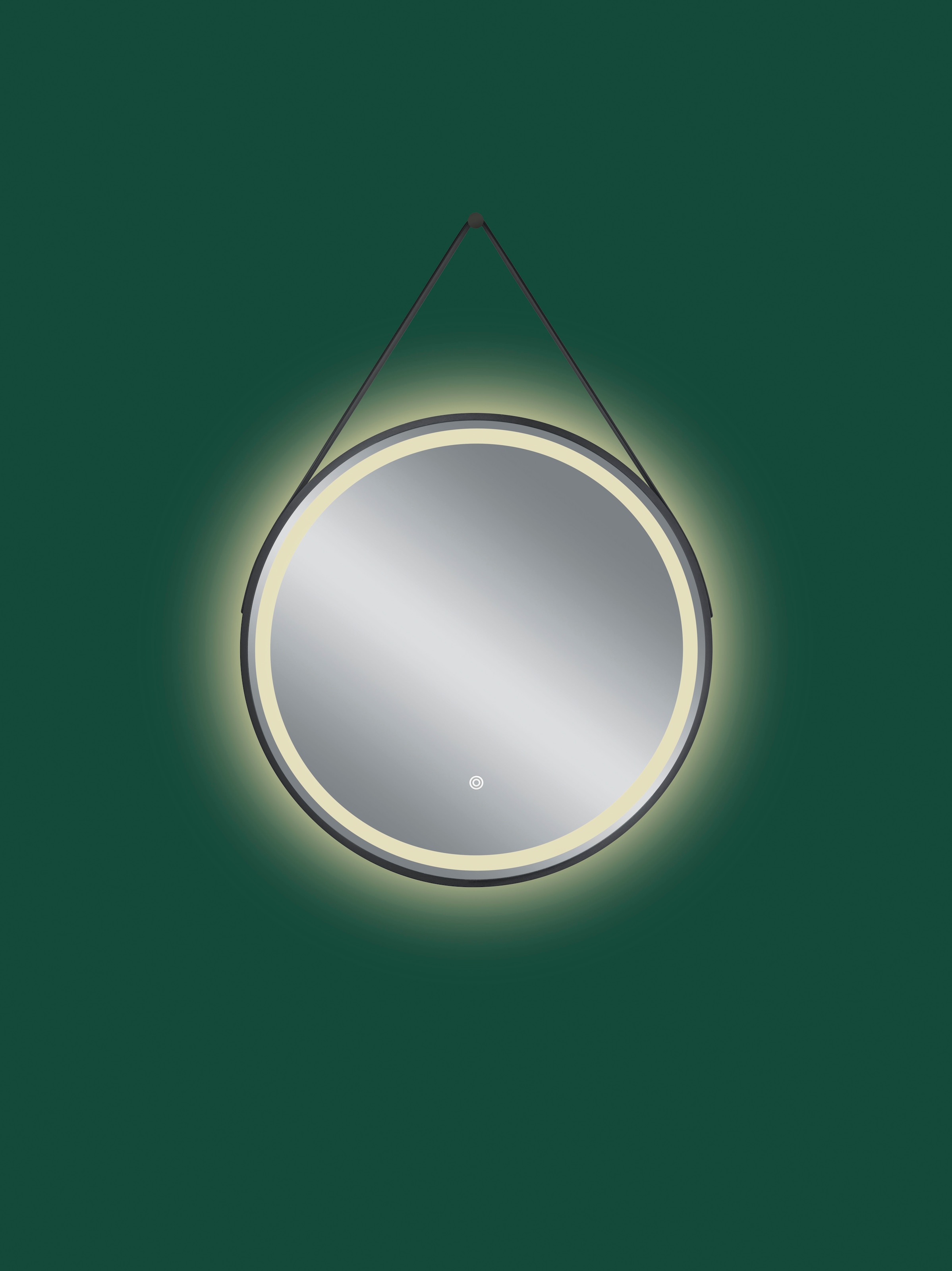 MIRRORS AND MORE LED-Lichtspiegel »Finchen« integrierte LED-Beleuchtung, mit Lederband
