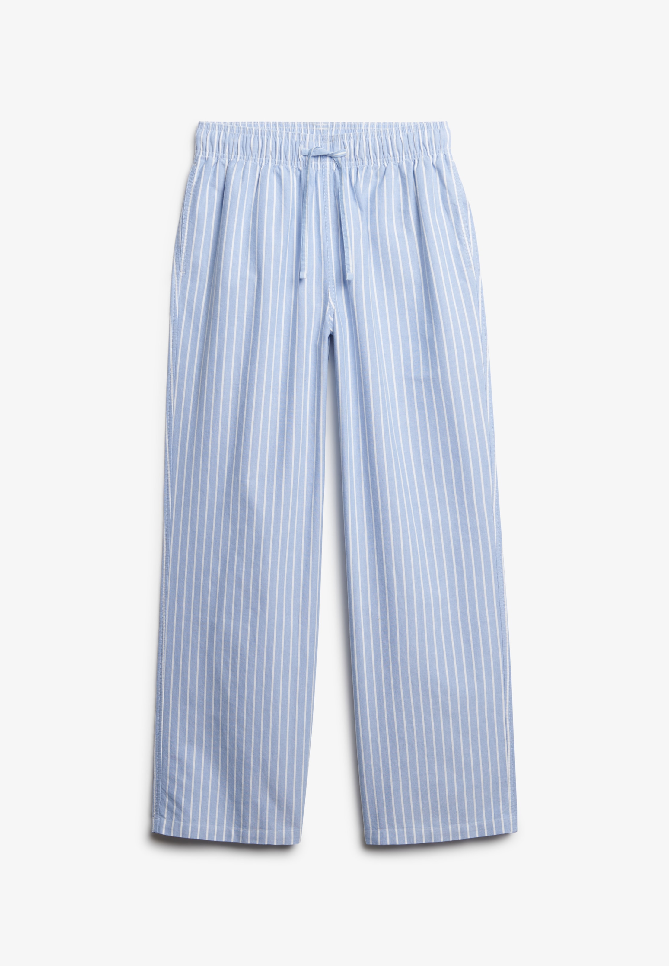 Superdry Pantalon cargo »COTTON STRIPE ELASTIC TROUSER«  en coton et jersey, coupe décontractée, aspect rayé
