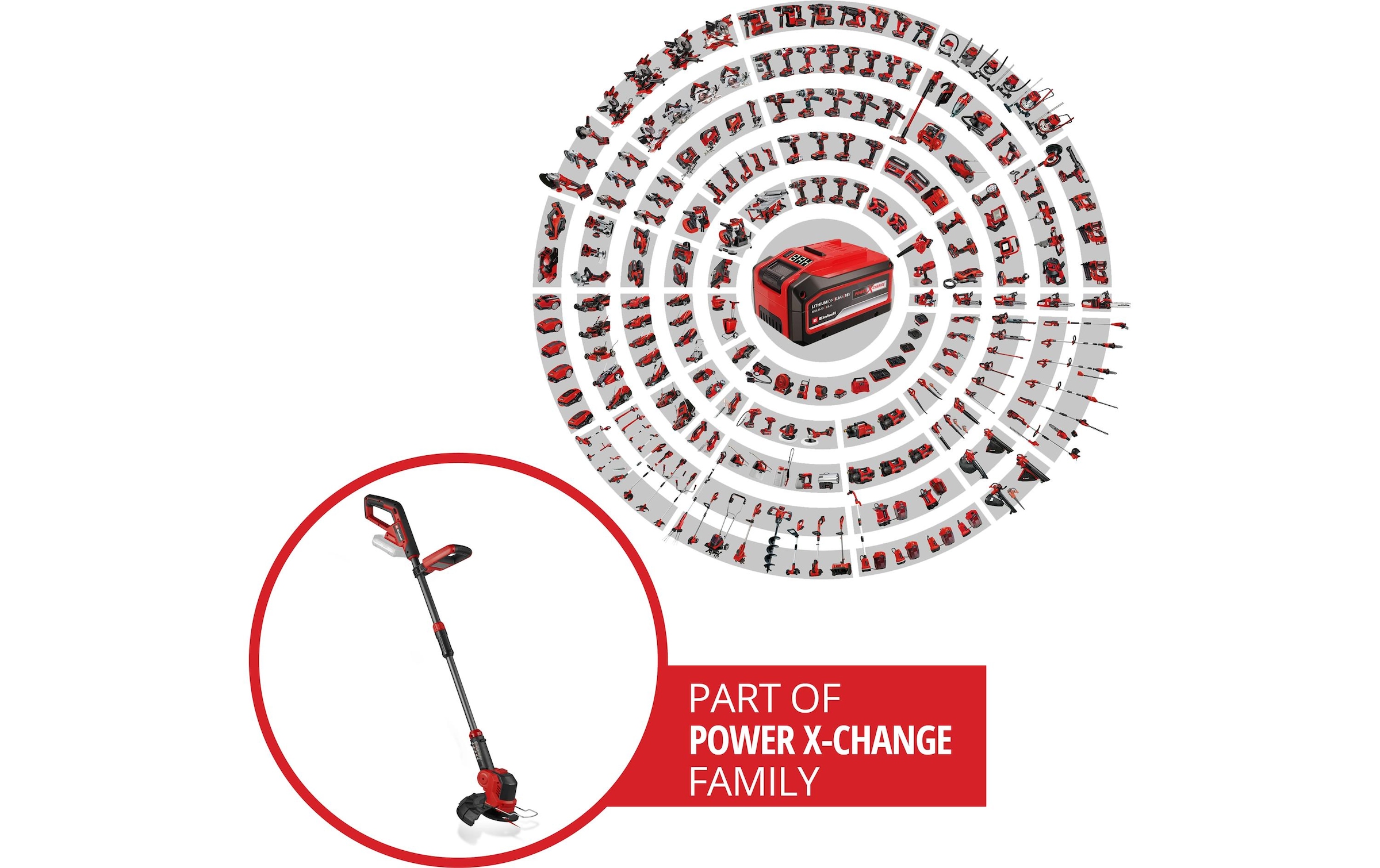 Einhell Coupe-bordures sans fil »GE-CT 18/25 Li-Solo«