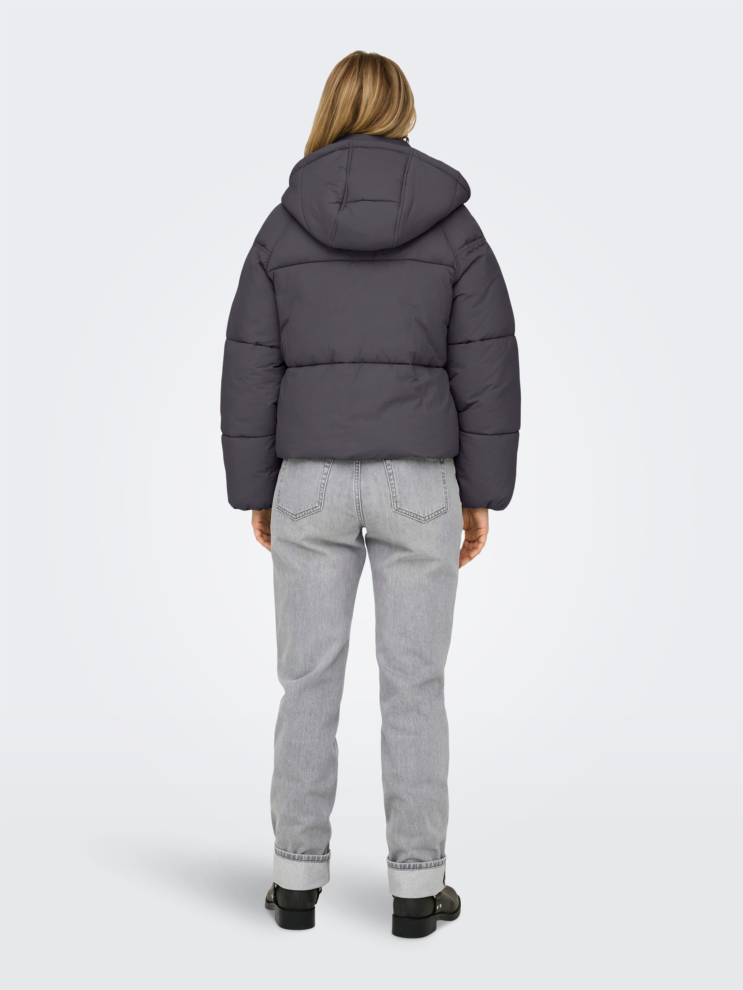 ONLY Steppjacke »ONLHOPE SHORT PUFFER JACKET CC OTW« mit Kapuze