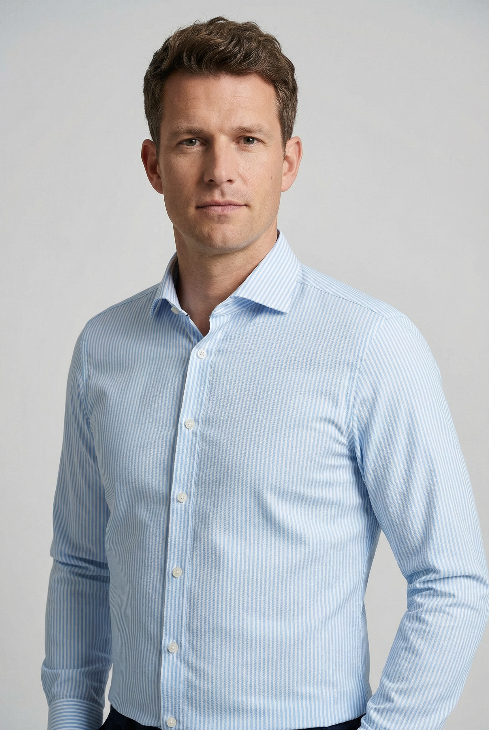 OLYMP Chemise à manches longues »No 6 six« rayé, chemise business, super slim fit, col Royal Kent