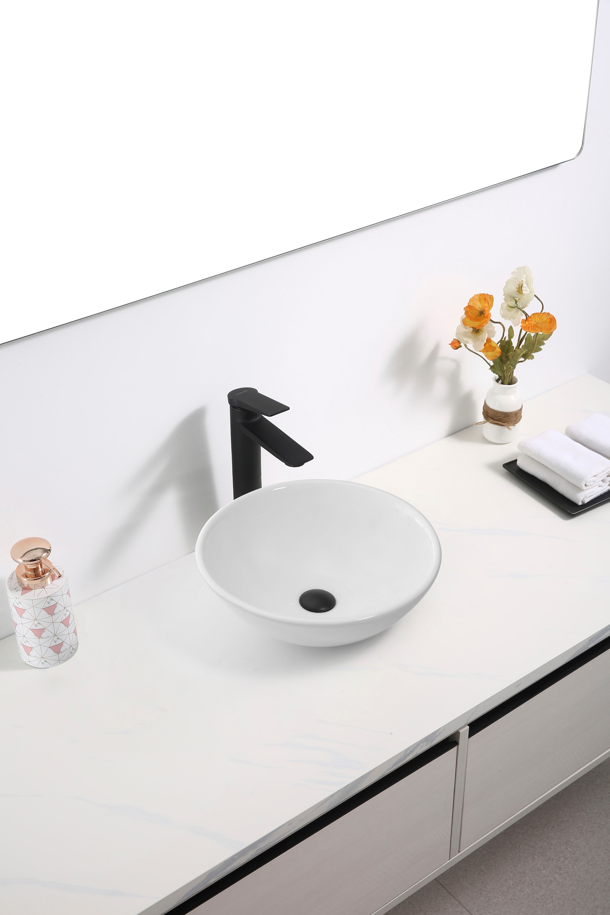 welltime Vasque à poser »Rondino« diamètre 42cm, hauteur 16cm